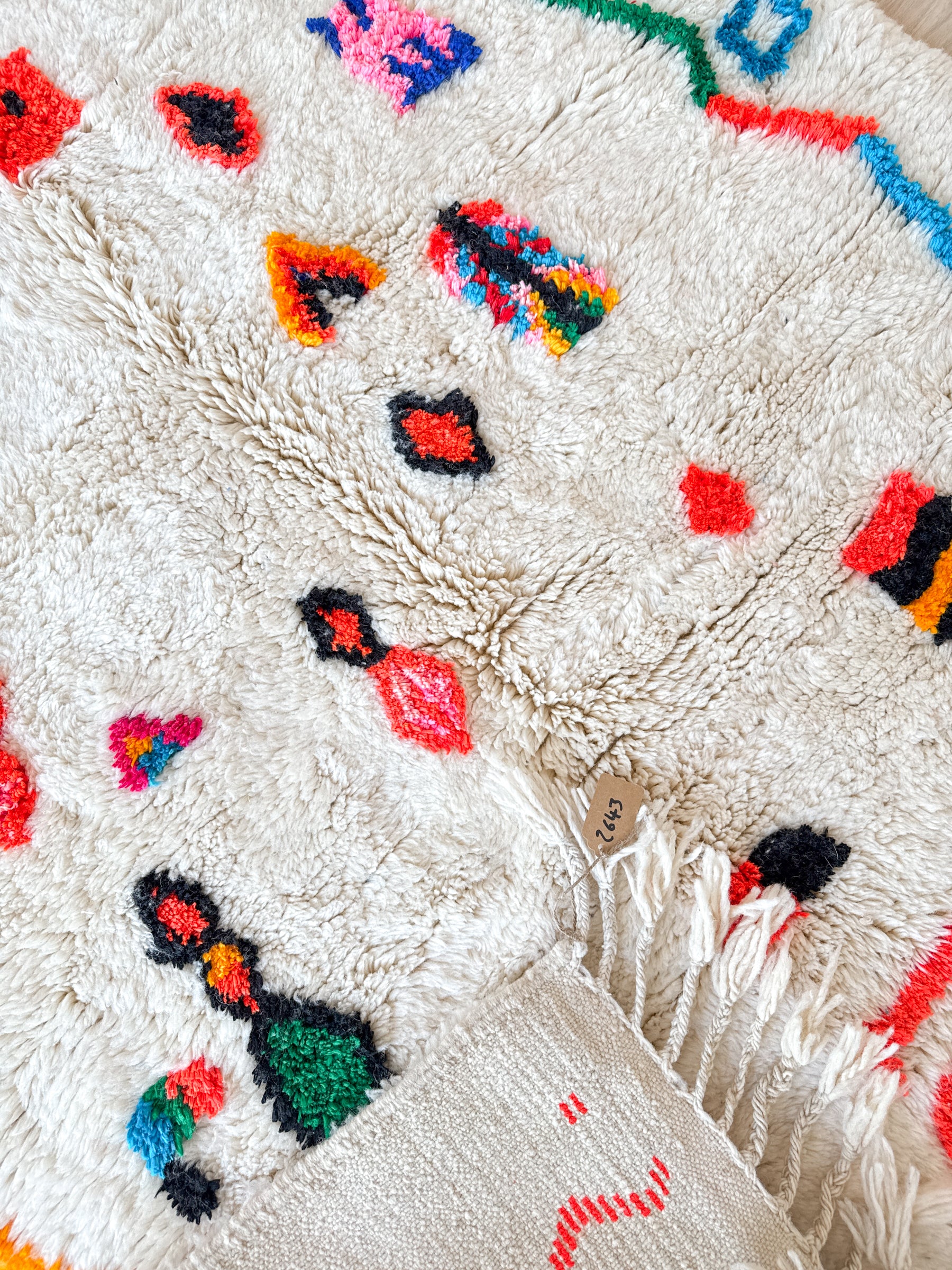 Tapis berbère coloré 160 x 278 cm - n°2643