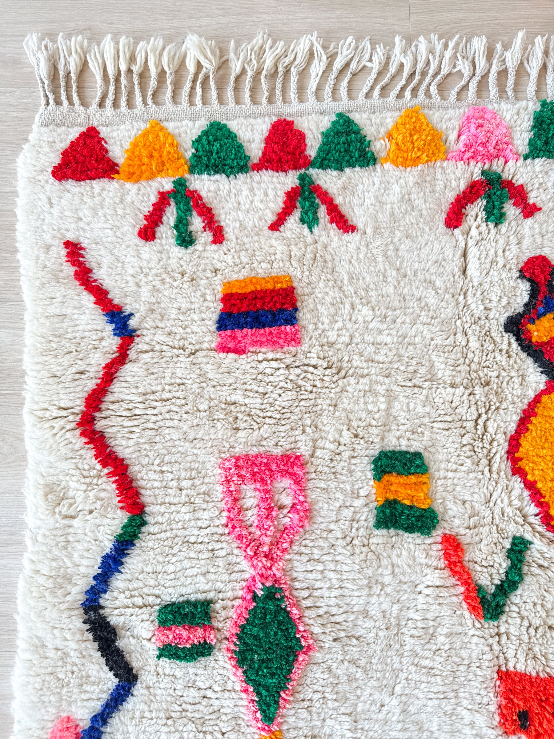 Tapis berbère coloré 160 x 278 cm - n°2643