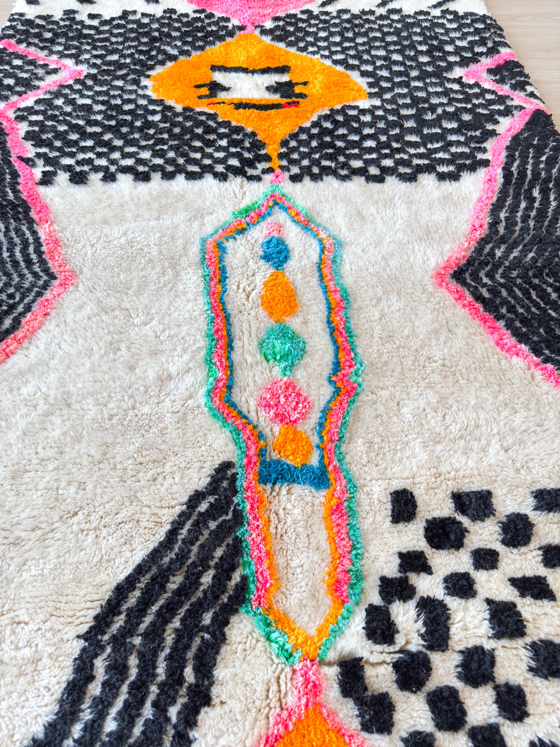 Tapis berbère coloré 147 x 287 cm - n°2640