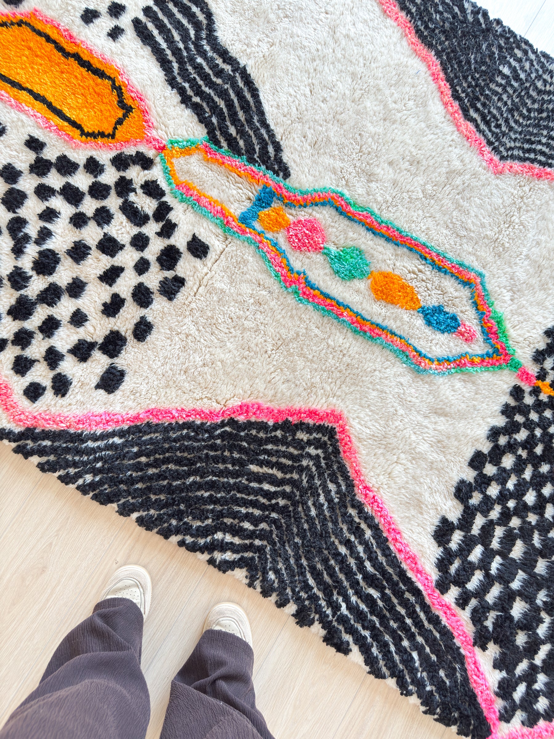 Tapis berbère coloré 147 x 287 cm - n°2640