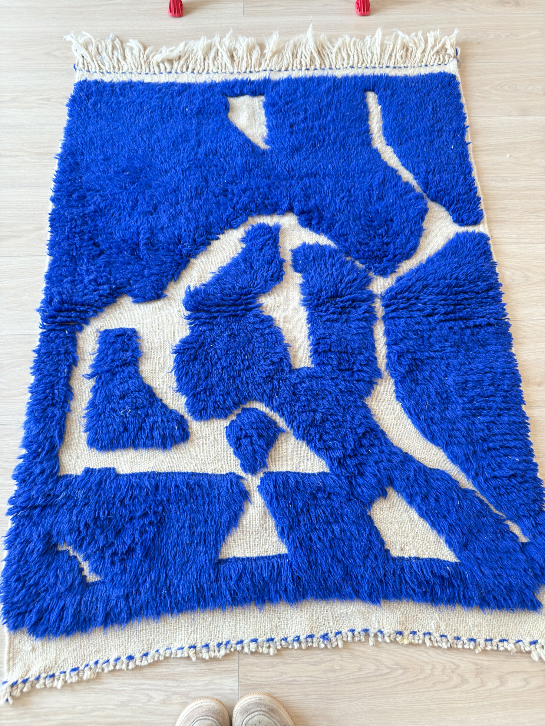 Tapis berbère coloré 99 x 148 cm - n°2641