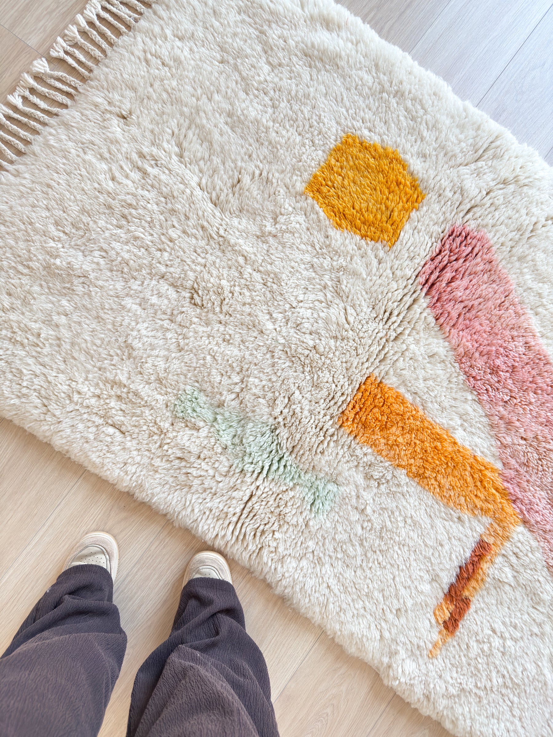 Tapis berbère coloré 112 x 185 cm - n°2634