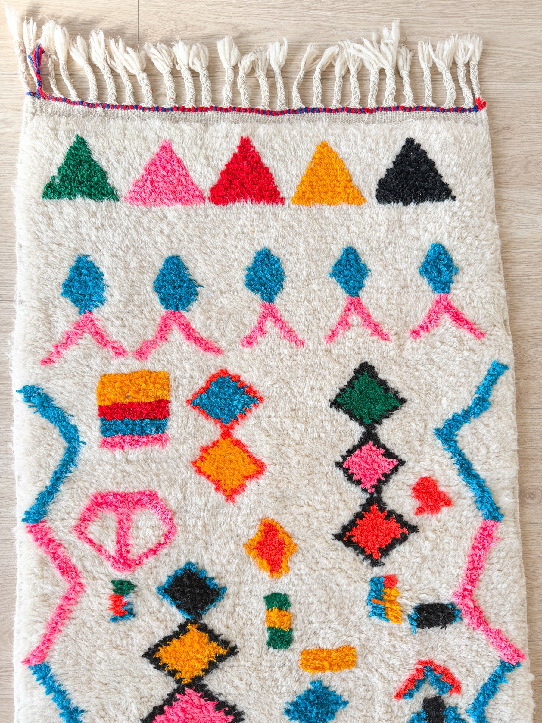 Bunter Berber-Flurläufer 85 x 250 cm - Nr. 2307