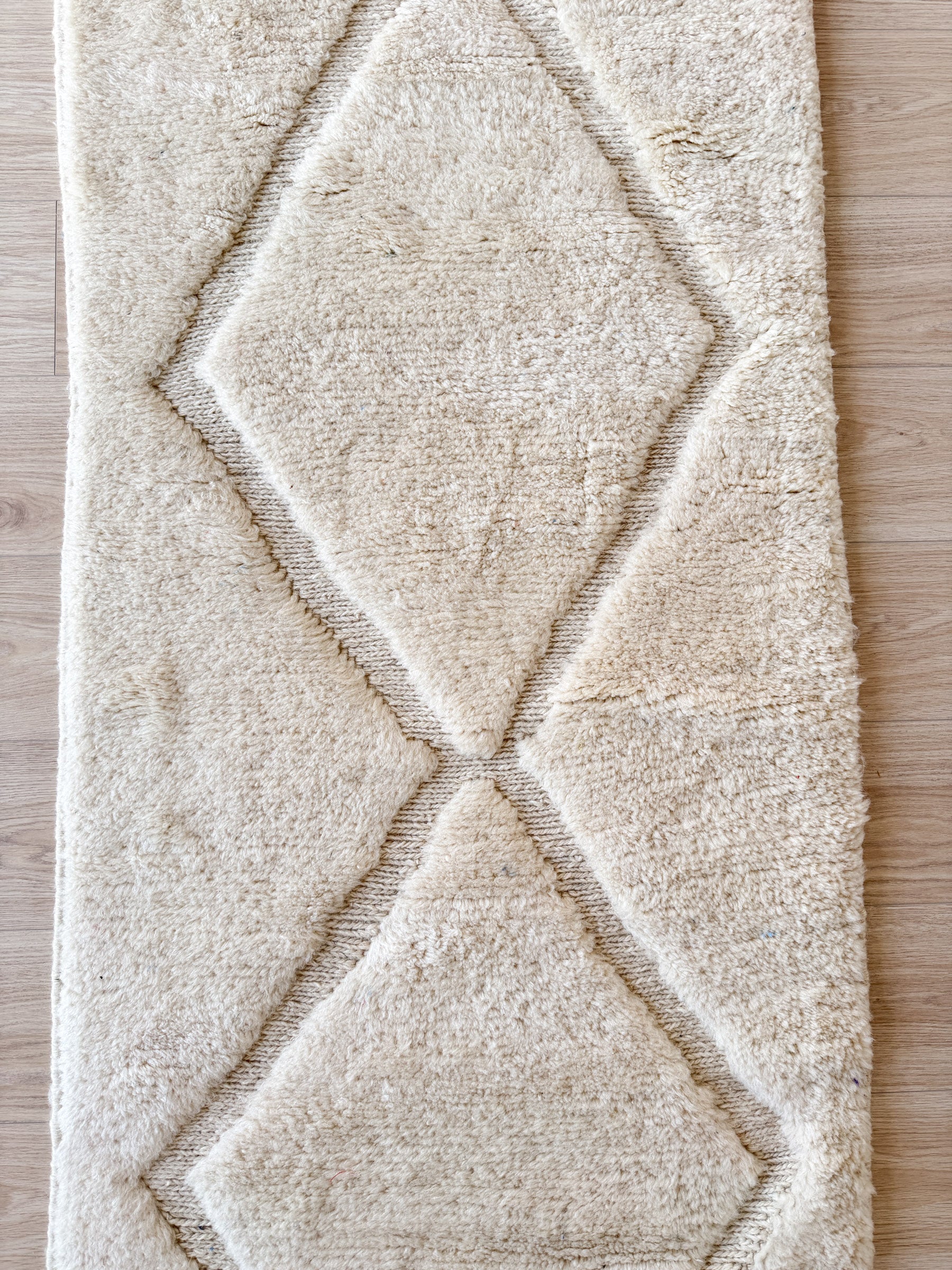 Tapis de couloir Beni Ouarain 82 x 327 cm - n°2336