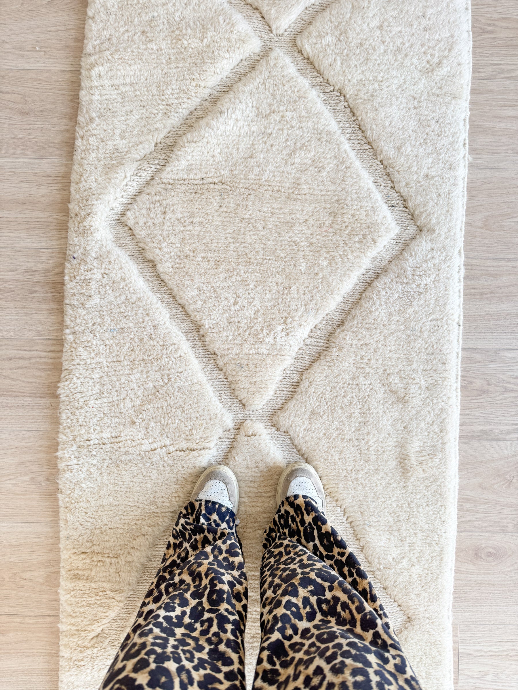 Tapis de couloir Beni Ouarain 82 x 327 cm - n°2336