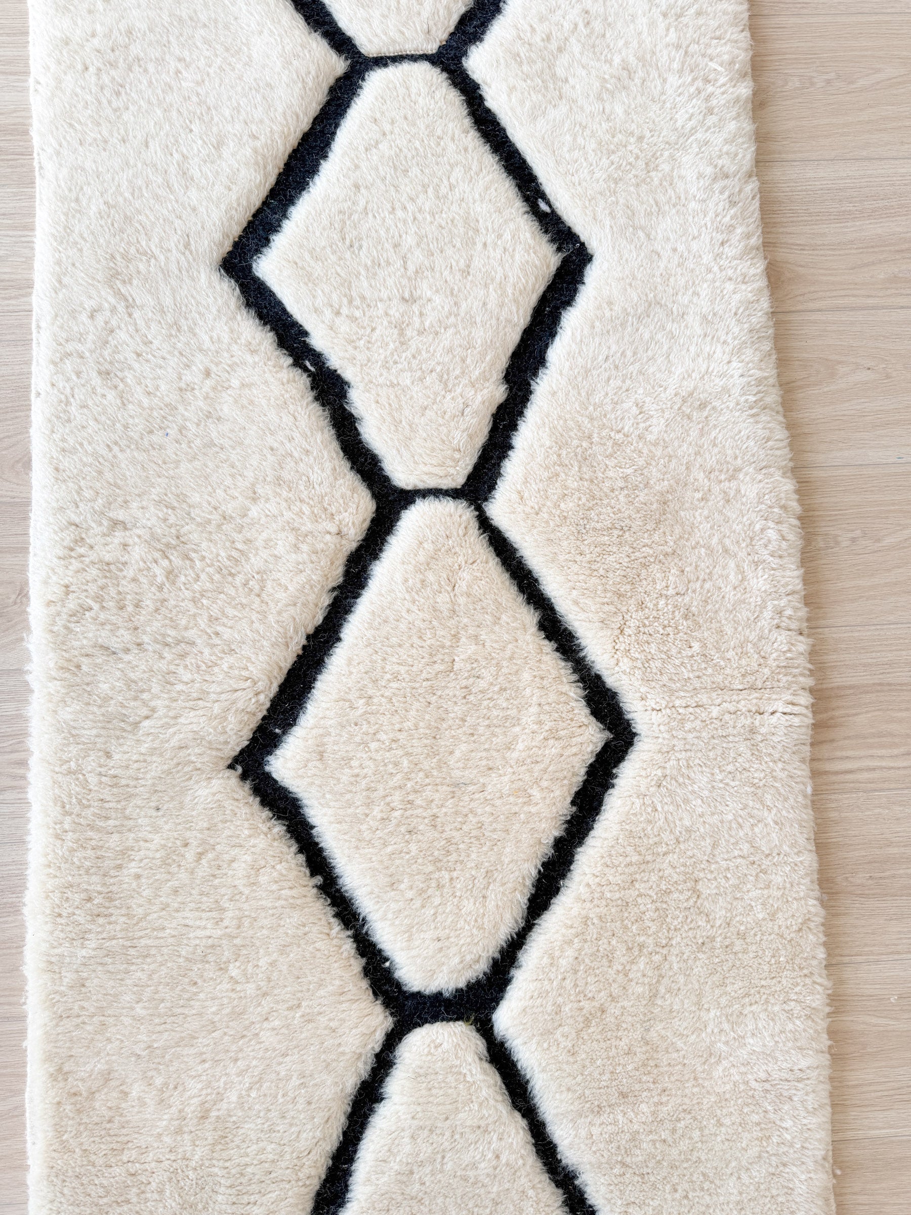 Beni Ouarain Läuferteppich 88 x 275 cm - Nr. 2343