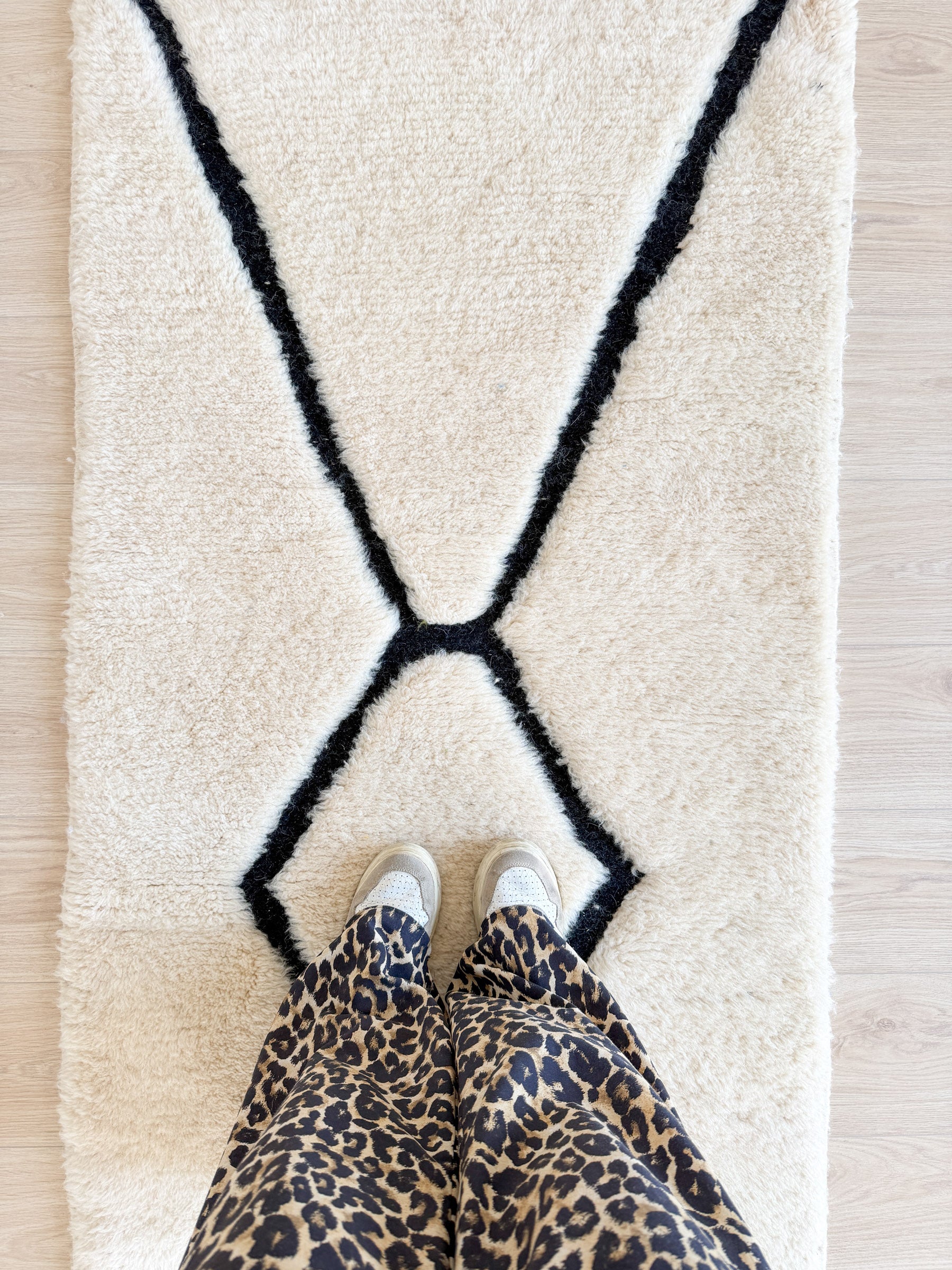 Beni Ouarain Läuferteppich 88 x 275 cm - Nr. 2343