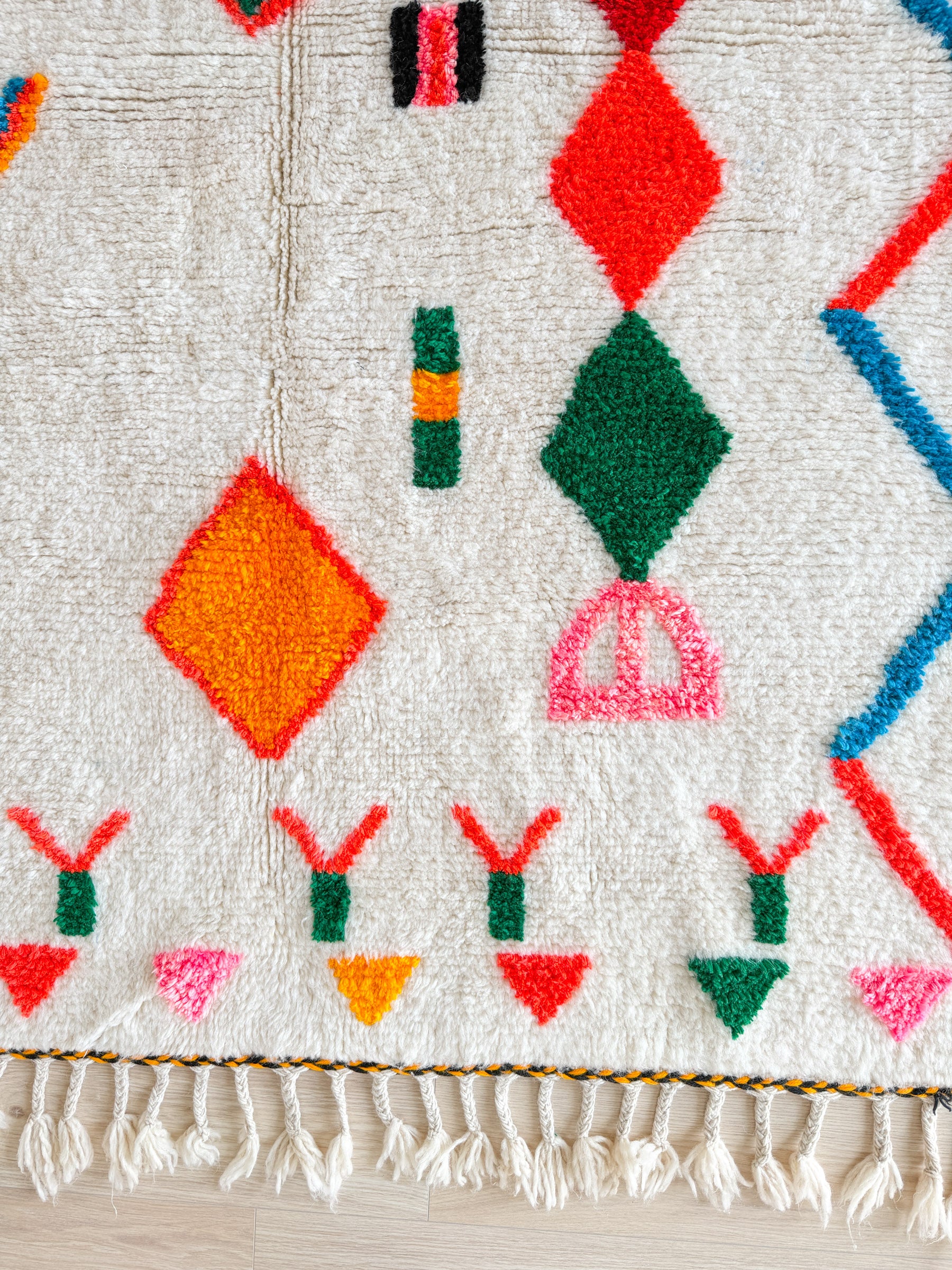 Colorful Berber rug 150 x 216 cm - No. 2381