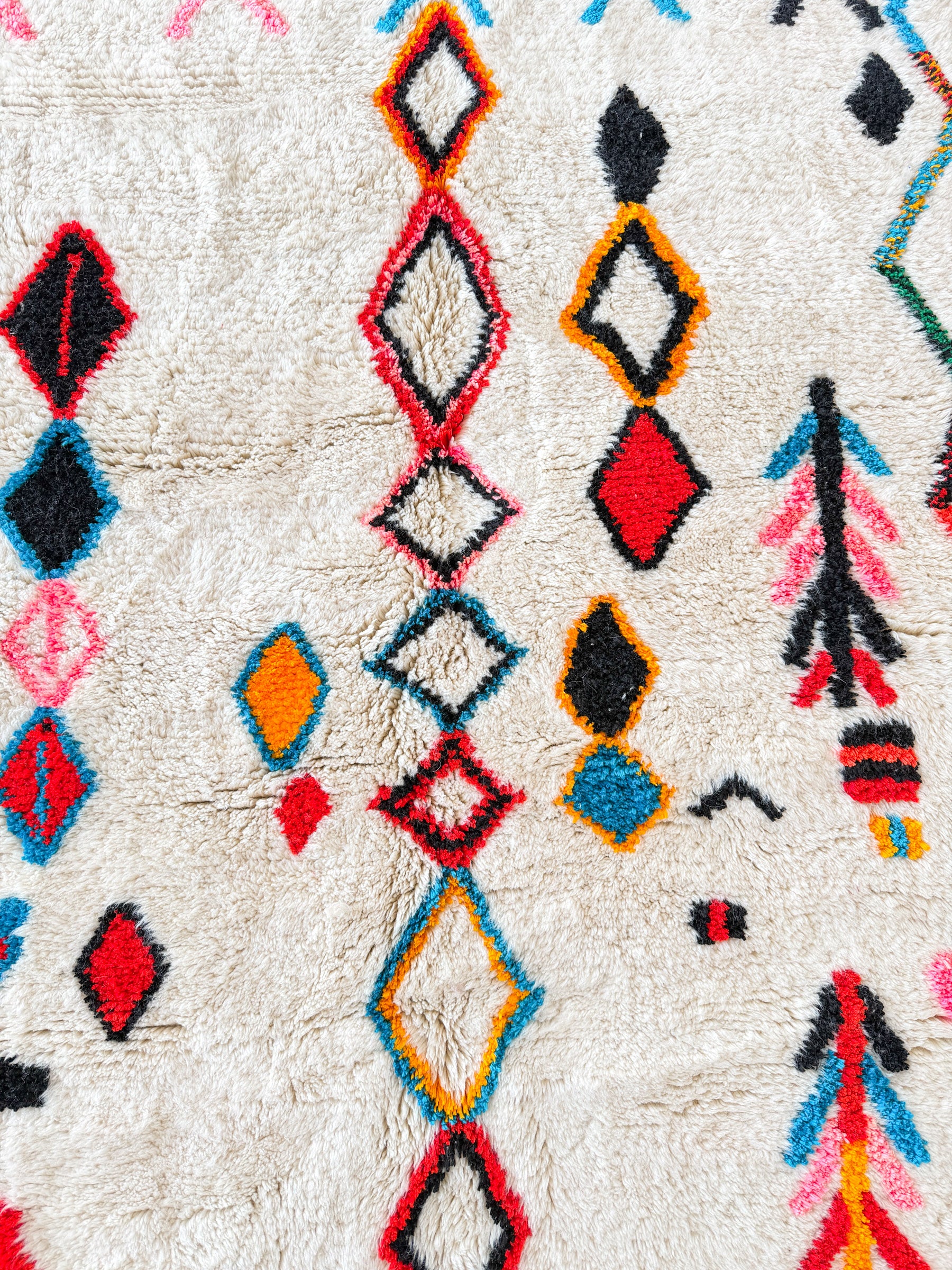 Colorful Berber rug 146 x 207 cm - No. 2377