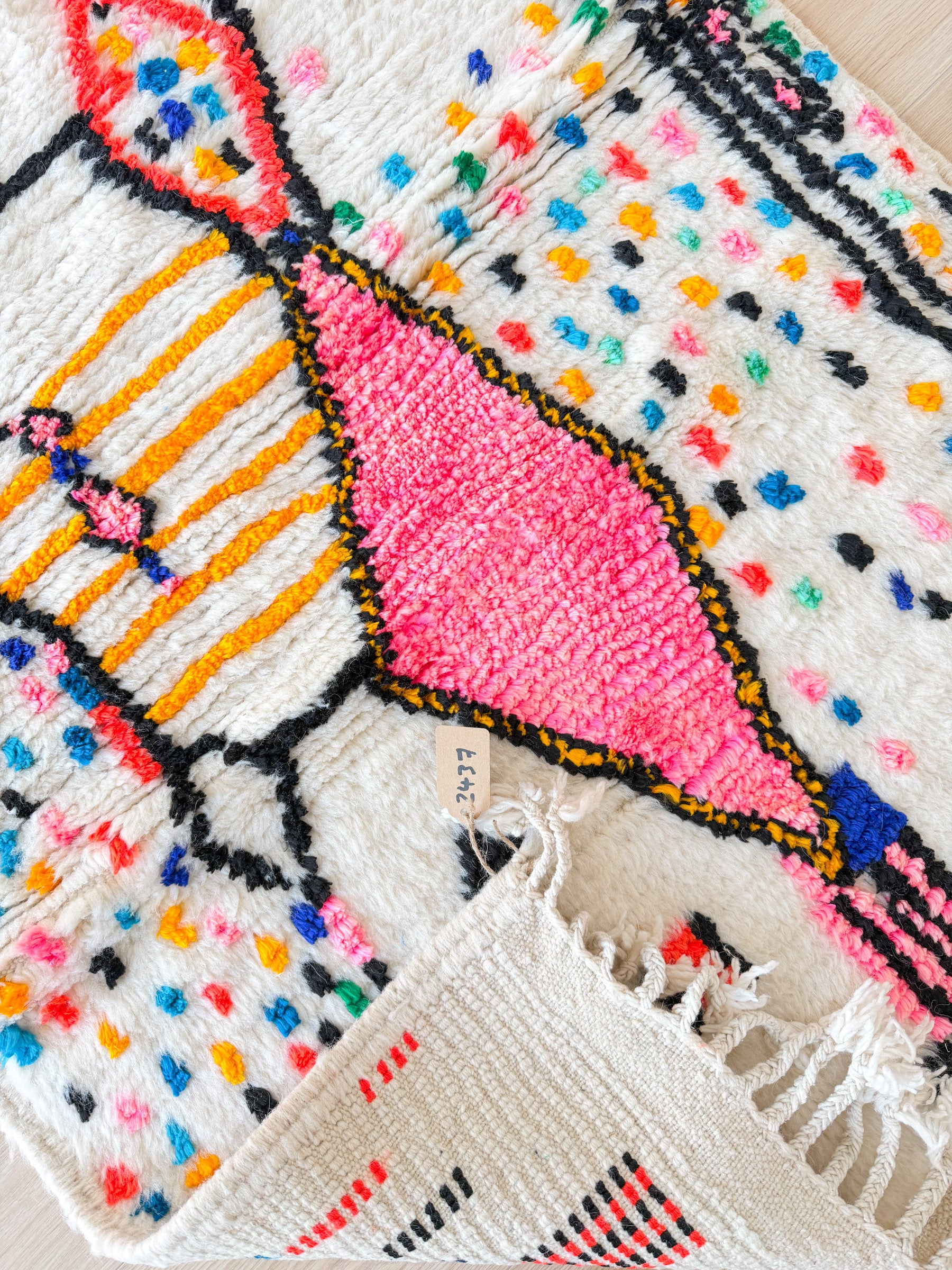 Colorful Berber rug 99 x 180 cm - No. 2437