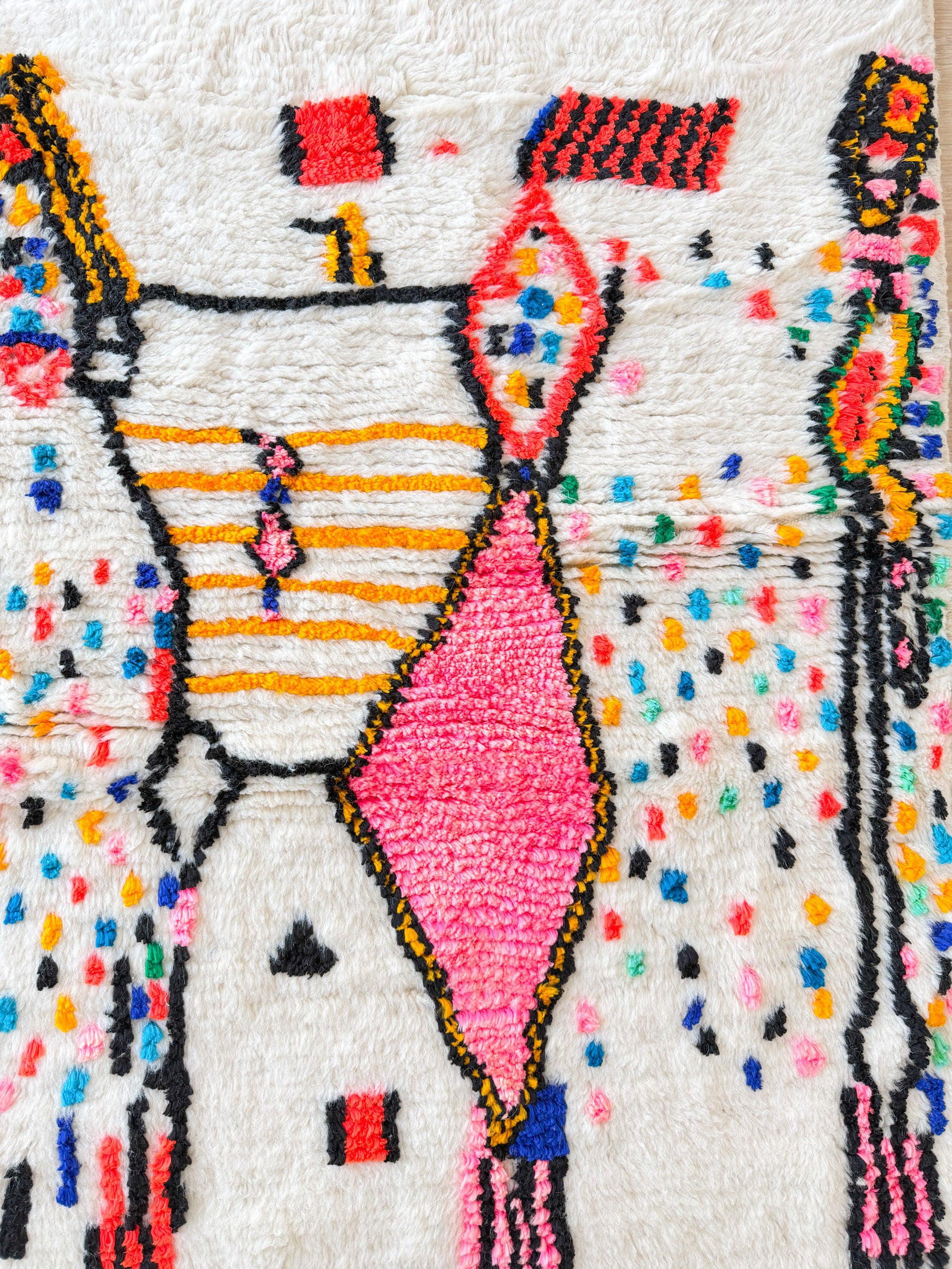 Colorful Berber rug 99 x 180 cm - No. 2437