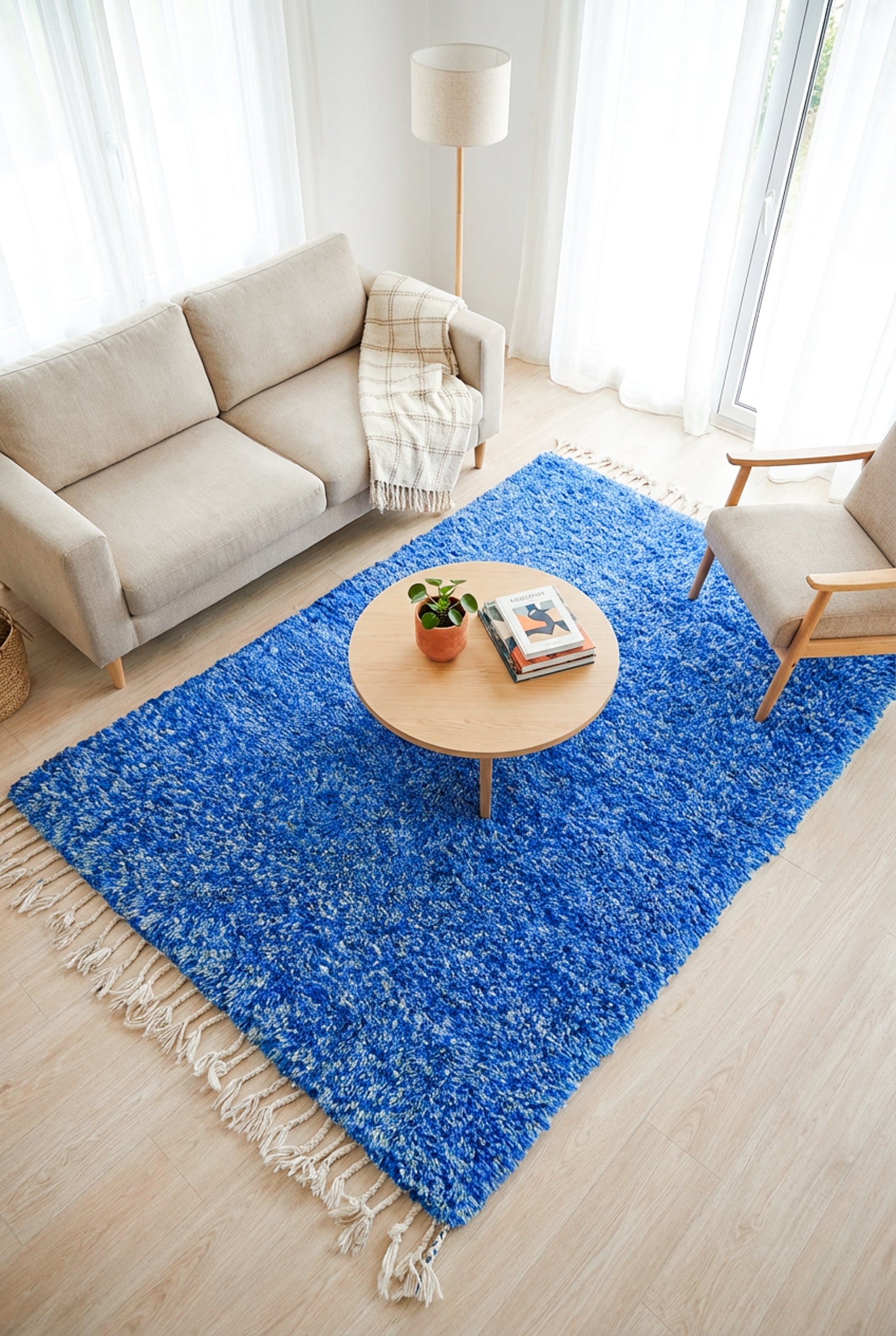 Tapis berbère coloré 144 x 272 cm - n°2220