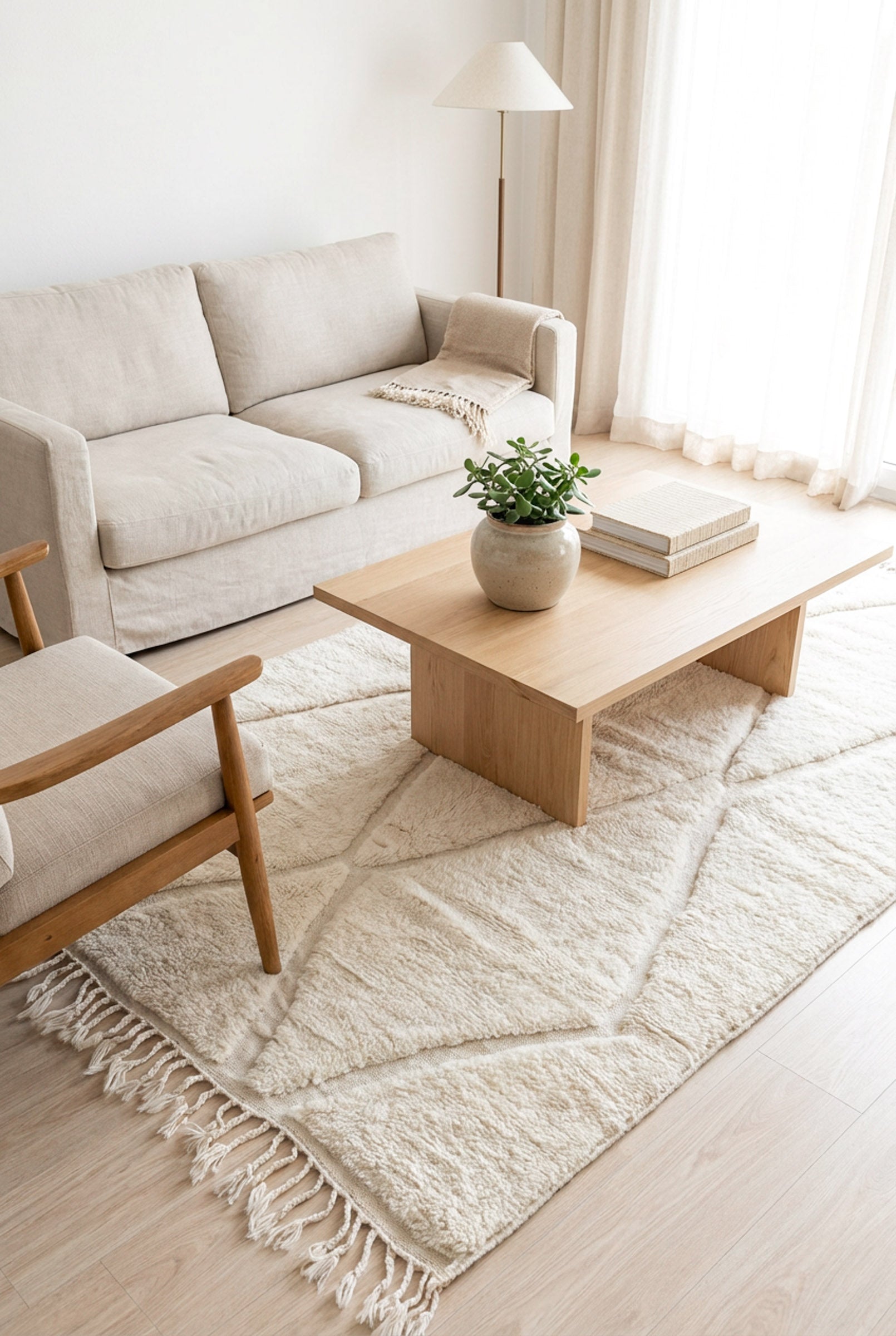 Tappeto Berbero bianco - n°2317