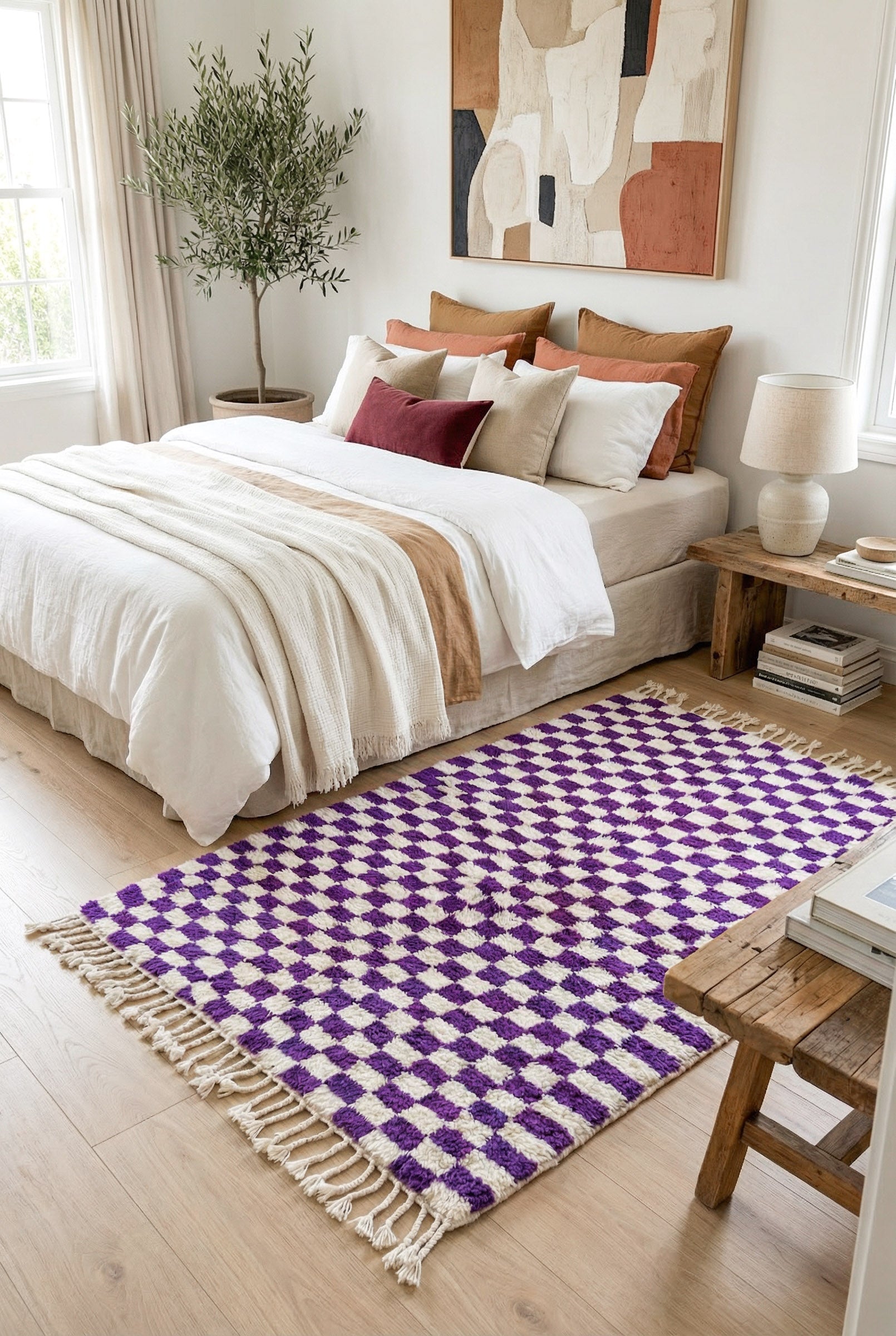 Tappeto berbero colorato 158 x 217 cm - n°1574