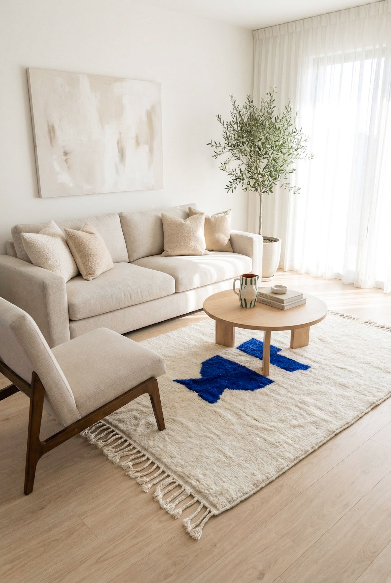 Tappeto berbero colorato 147 x 226 cm - n°2466