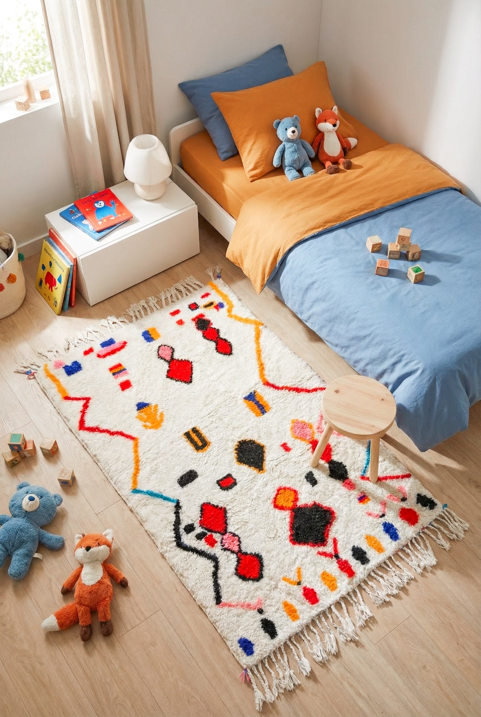 Tappeto berbero colorato 101 x 172 cm - n°2429