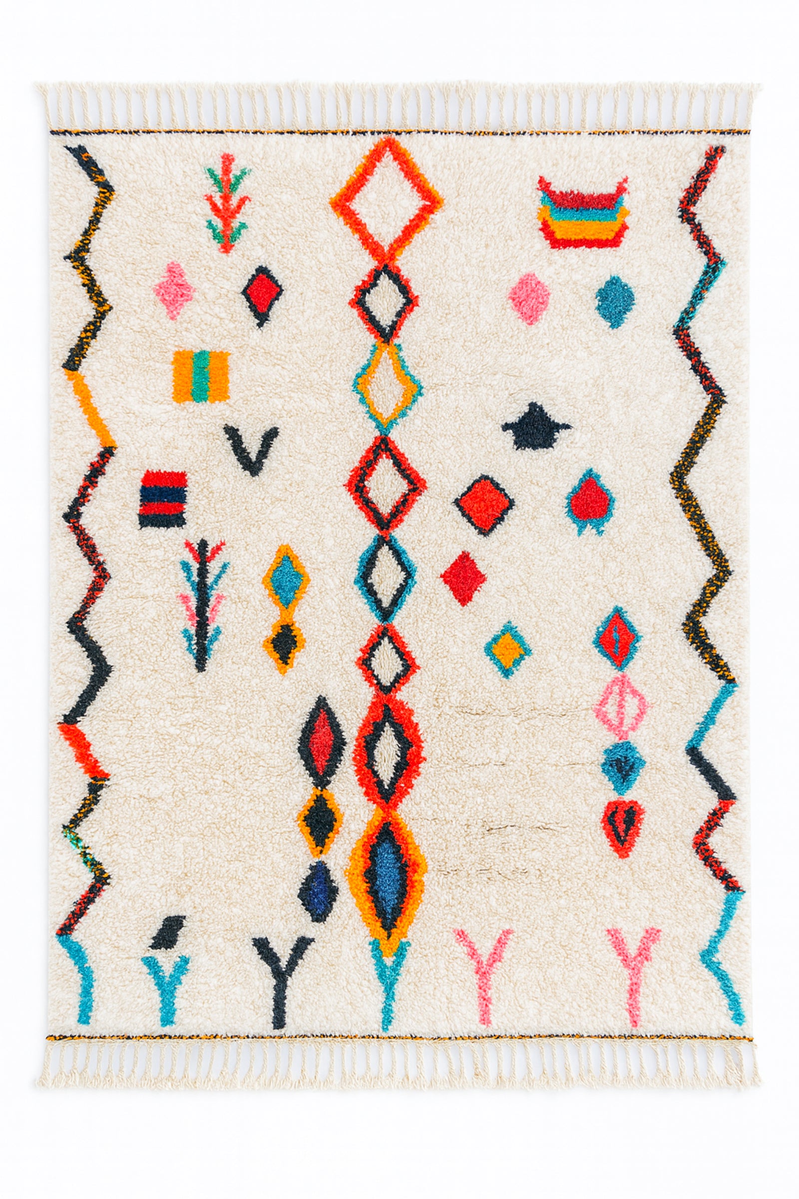 Colorful Berber rug 170 x 297 cm - No. 2434