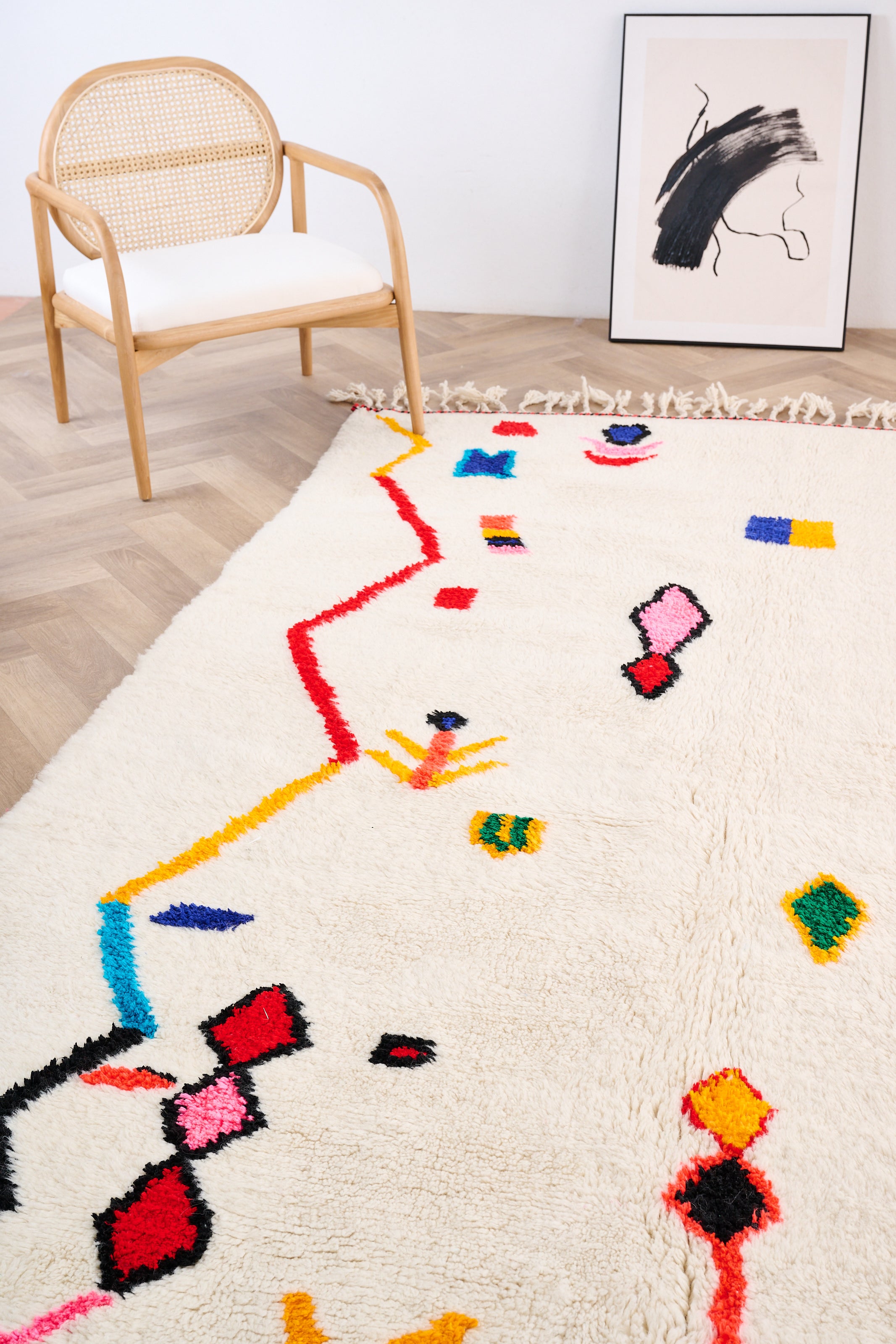 Colorful Berber rug 200 x 331 cm - n°1478