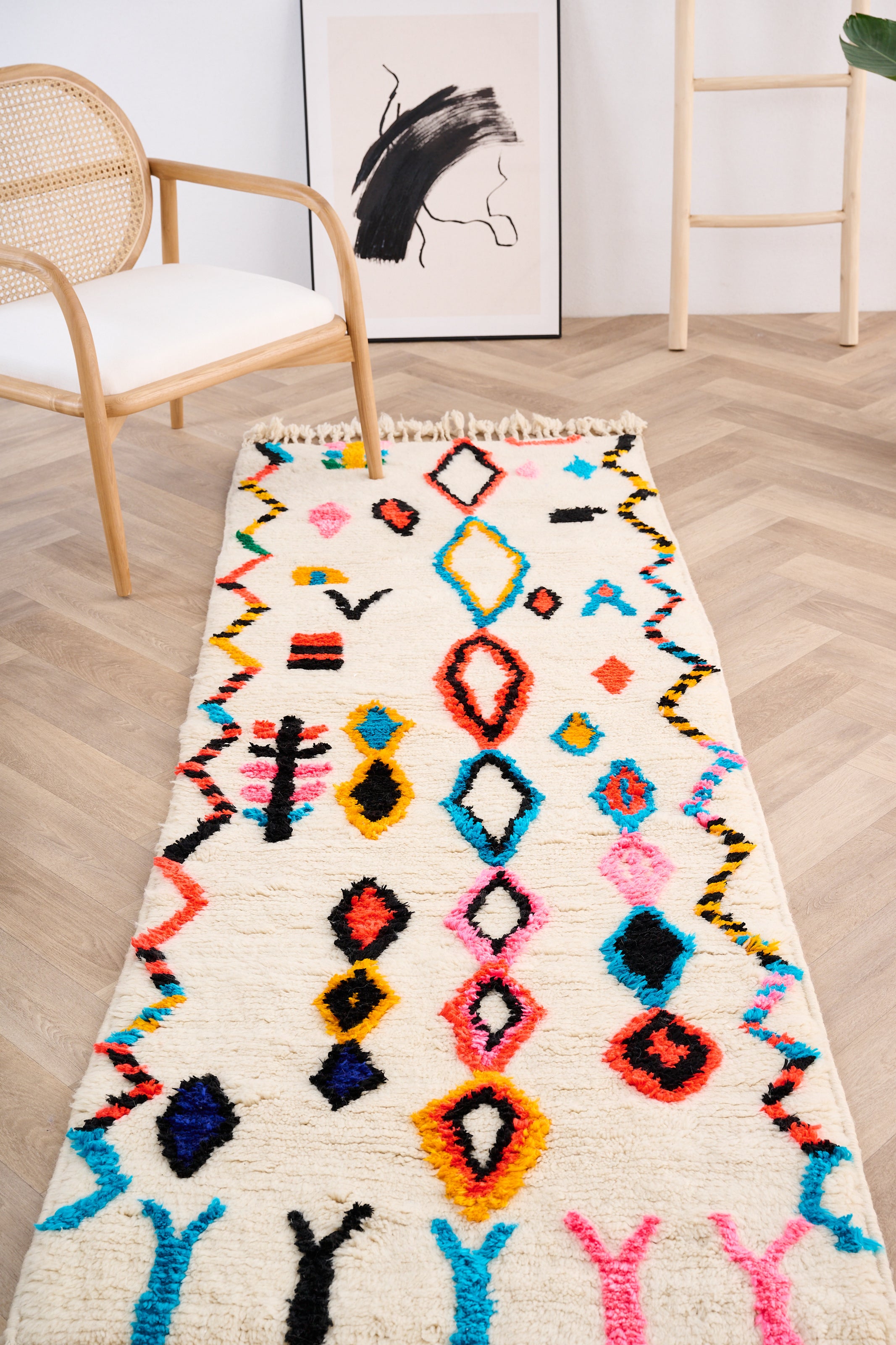 Tapis de couloir coloré 81 x 248 cm - n°1481