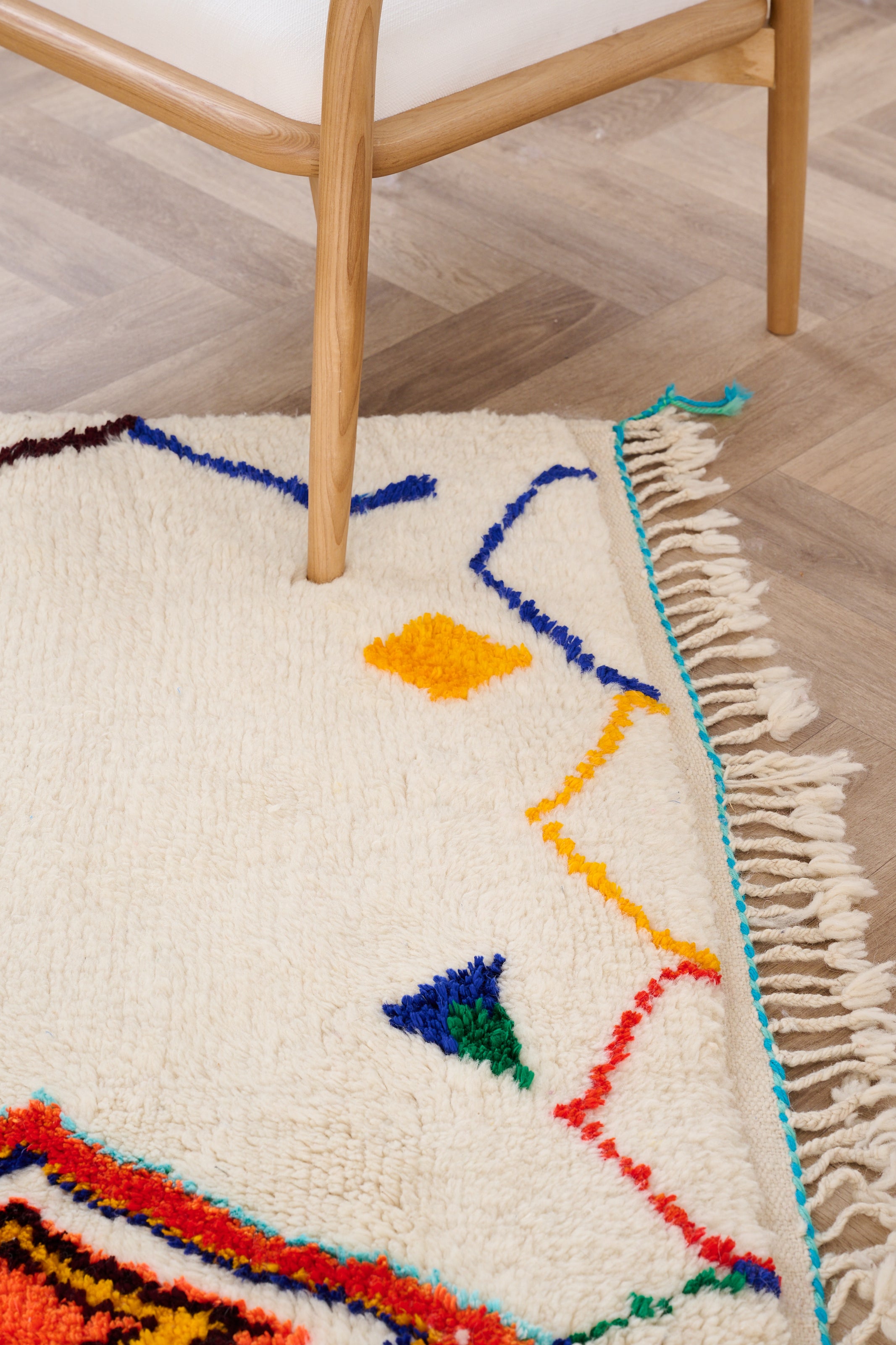 Colorful Berber rug 196 x 337 cm - n°1485