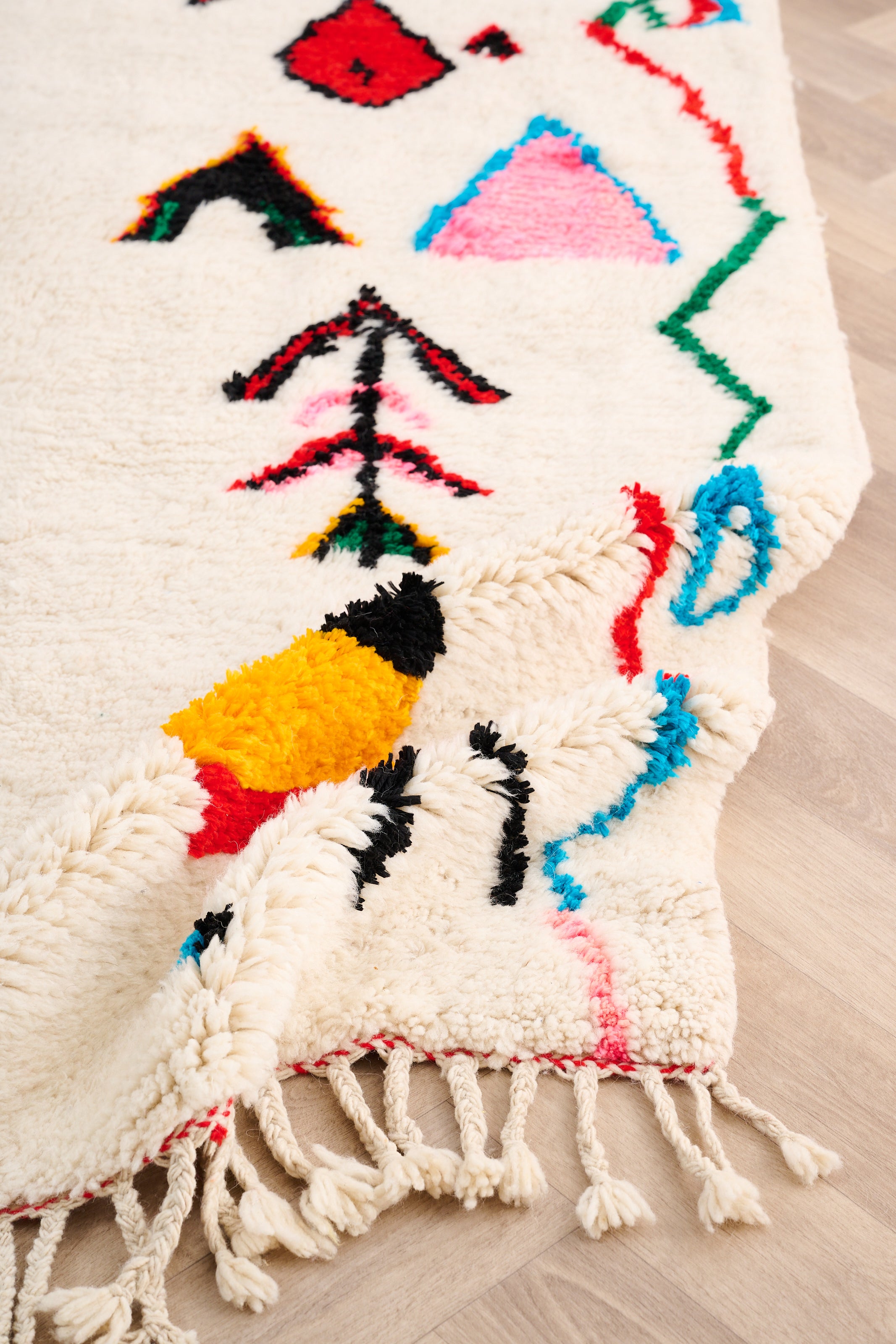 Colorful Berber rug 198 x 292 cm - n°1501