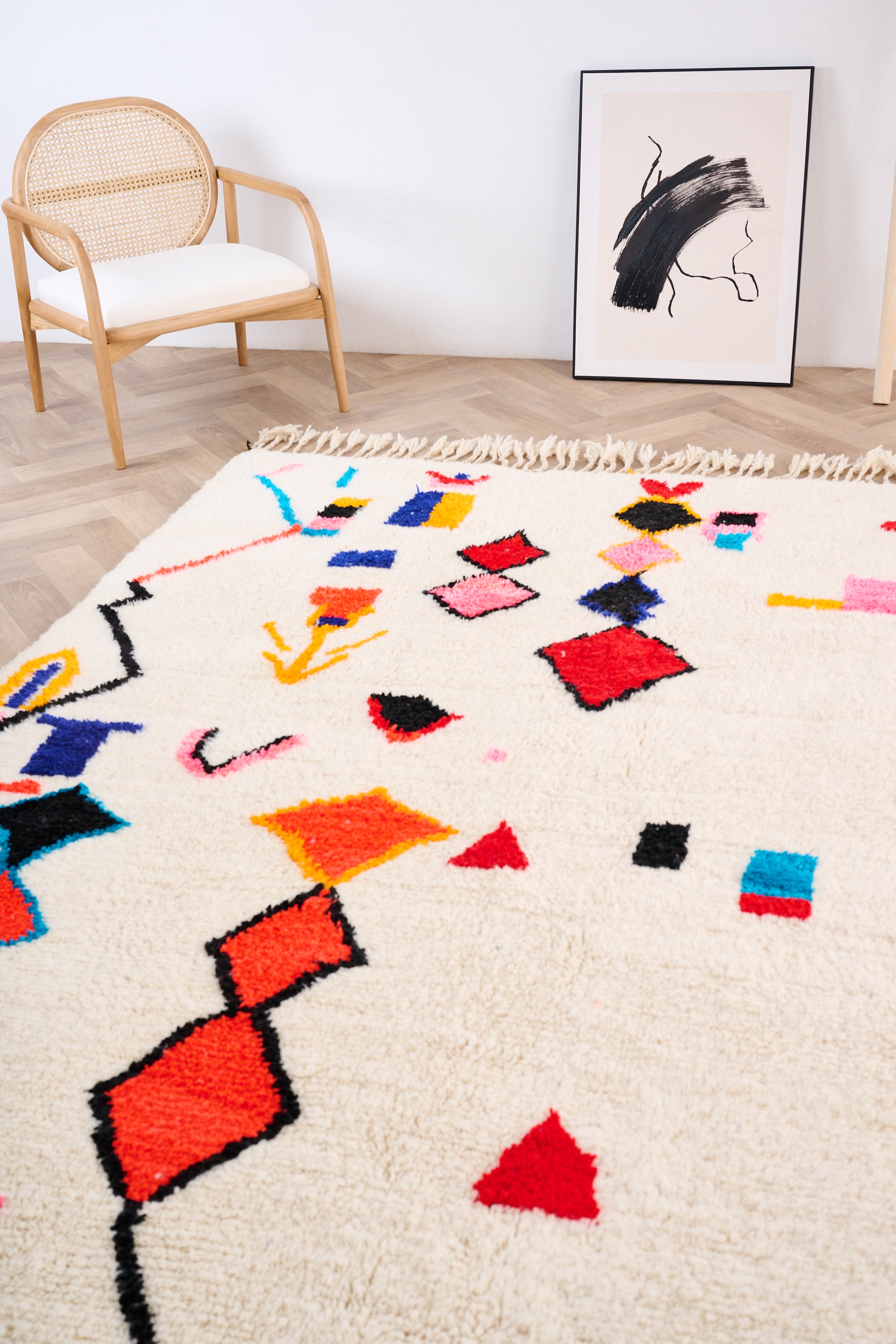 Colorful Berber rug 206 x 318 cm - n°1502