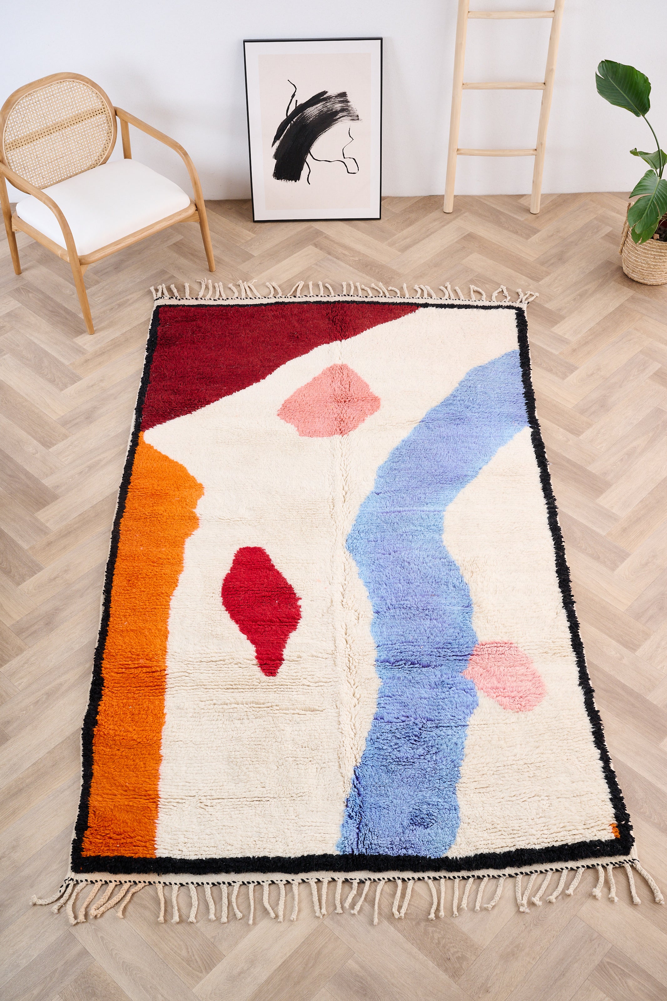 Colorful Berber rug 156 x 273 cm - n°1532