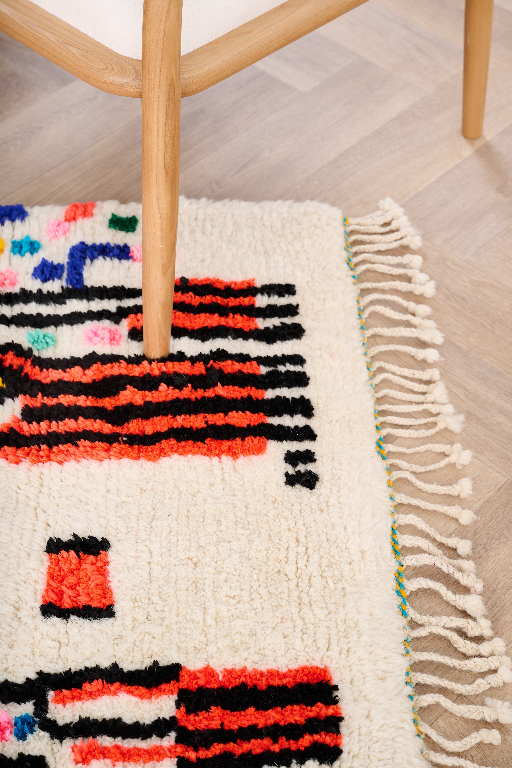 Colorful Berber rug 85 x 144 cm - n°1538