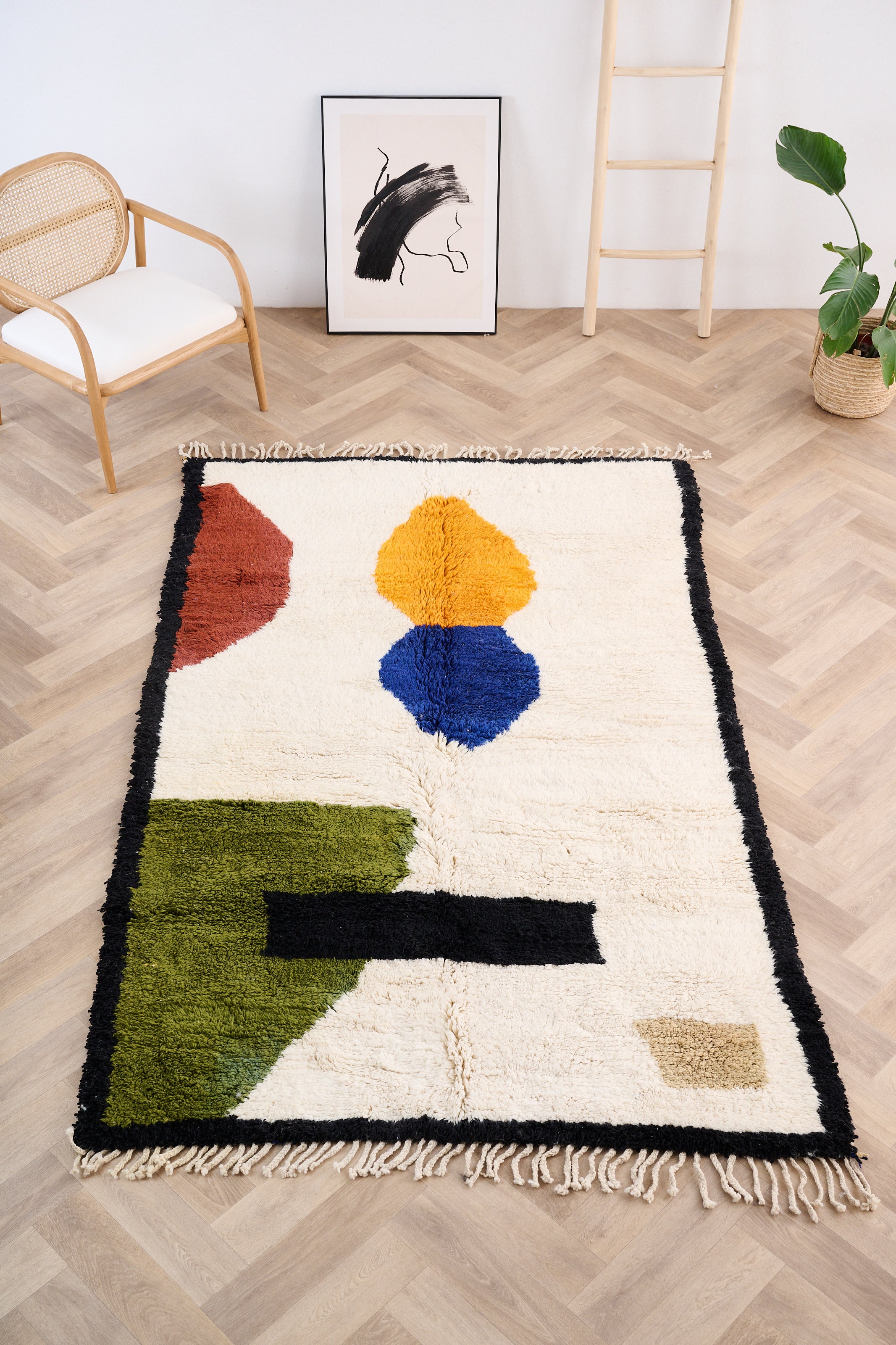 Colorful Berber rug 153 x 260 cm - n°1552