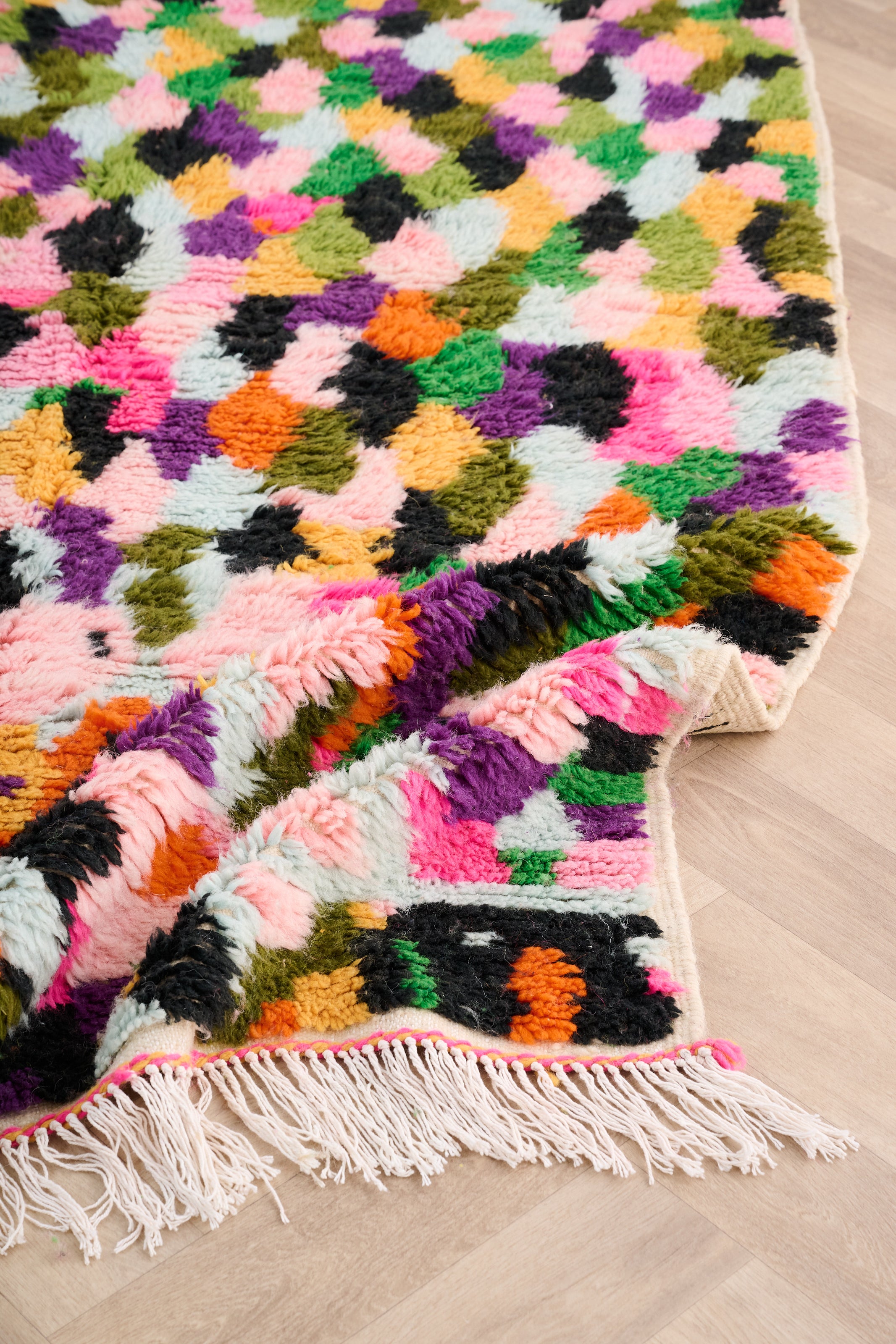 Colorful Berber rug 143 x 248 cm - n°1566