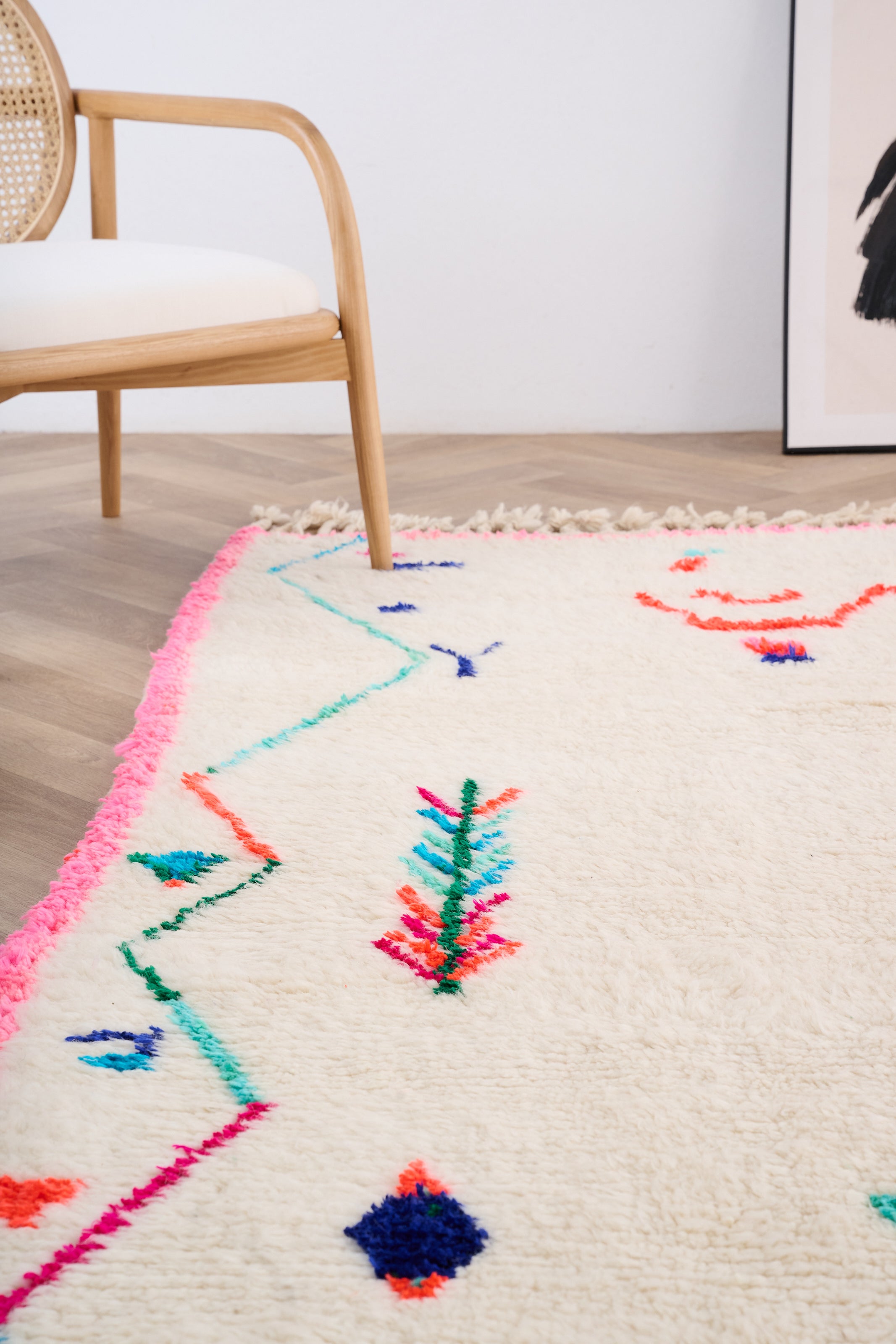 Colorful Berber rug 207 x 316 cm - n°1613