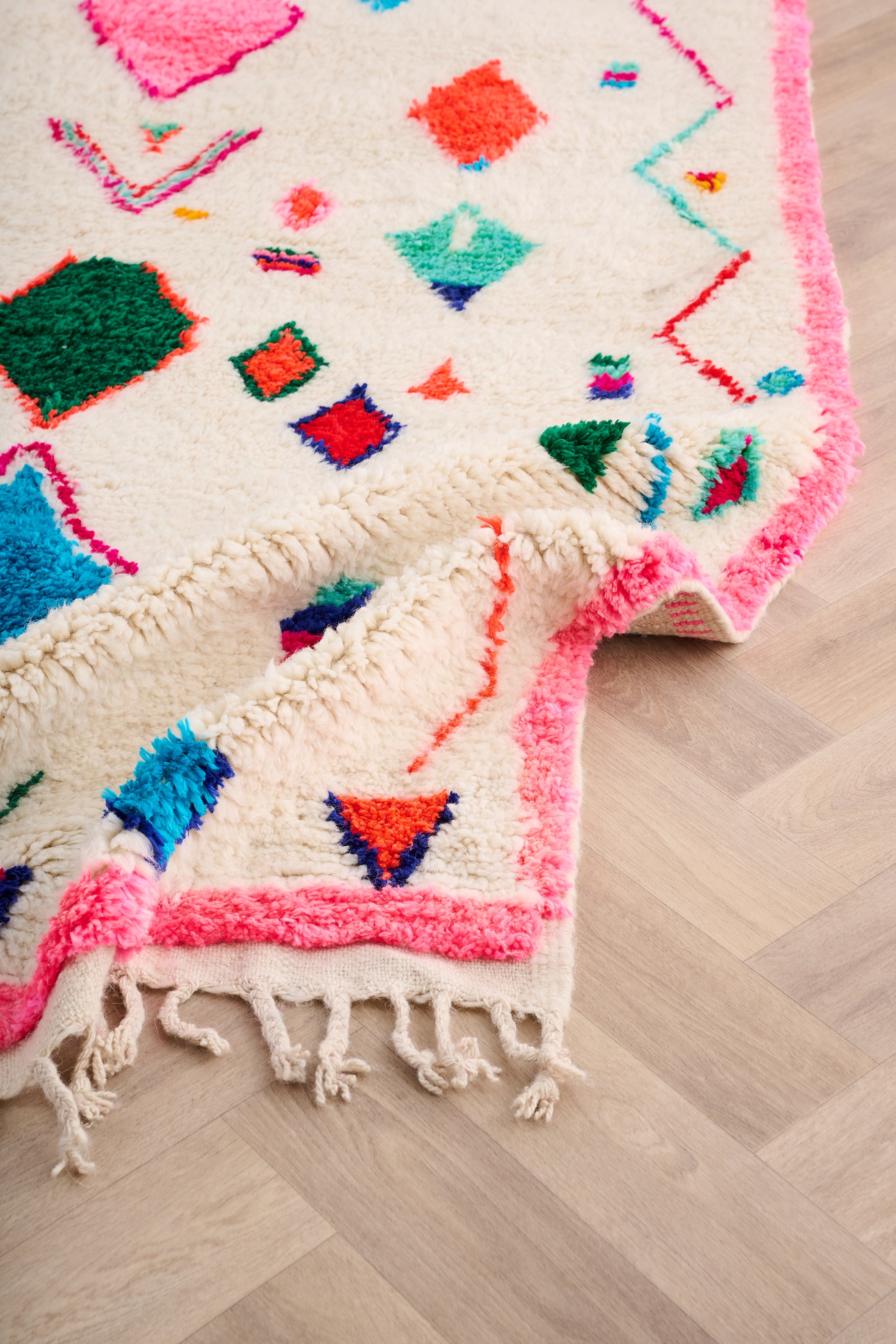 Colorful Berber rug 207 x 316 cm - n°1613