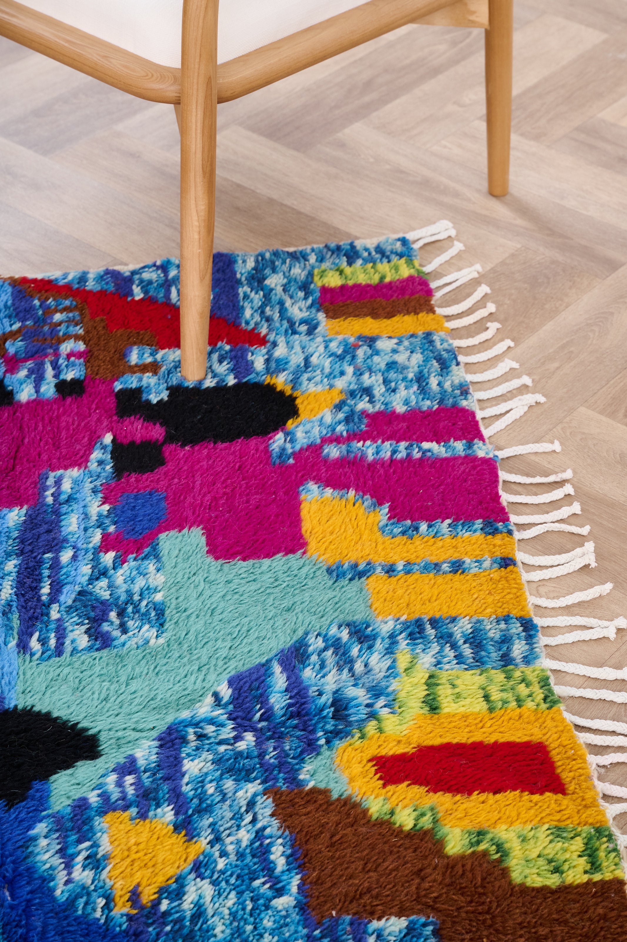 Colorful Berber rug 150 x 258 cm - n°1618