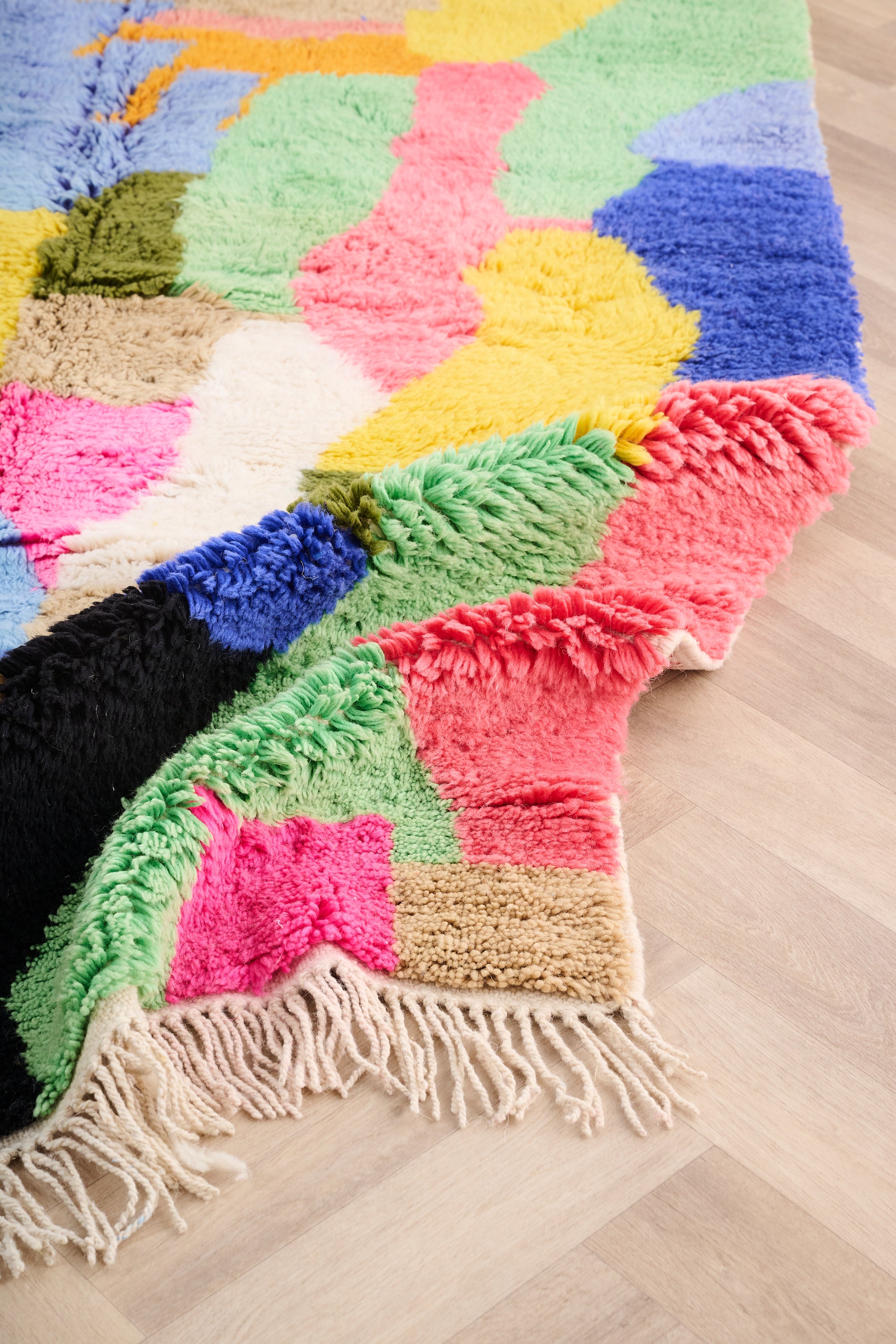 Colorful Berber rug 148 x 272 cm - n°1623