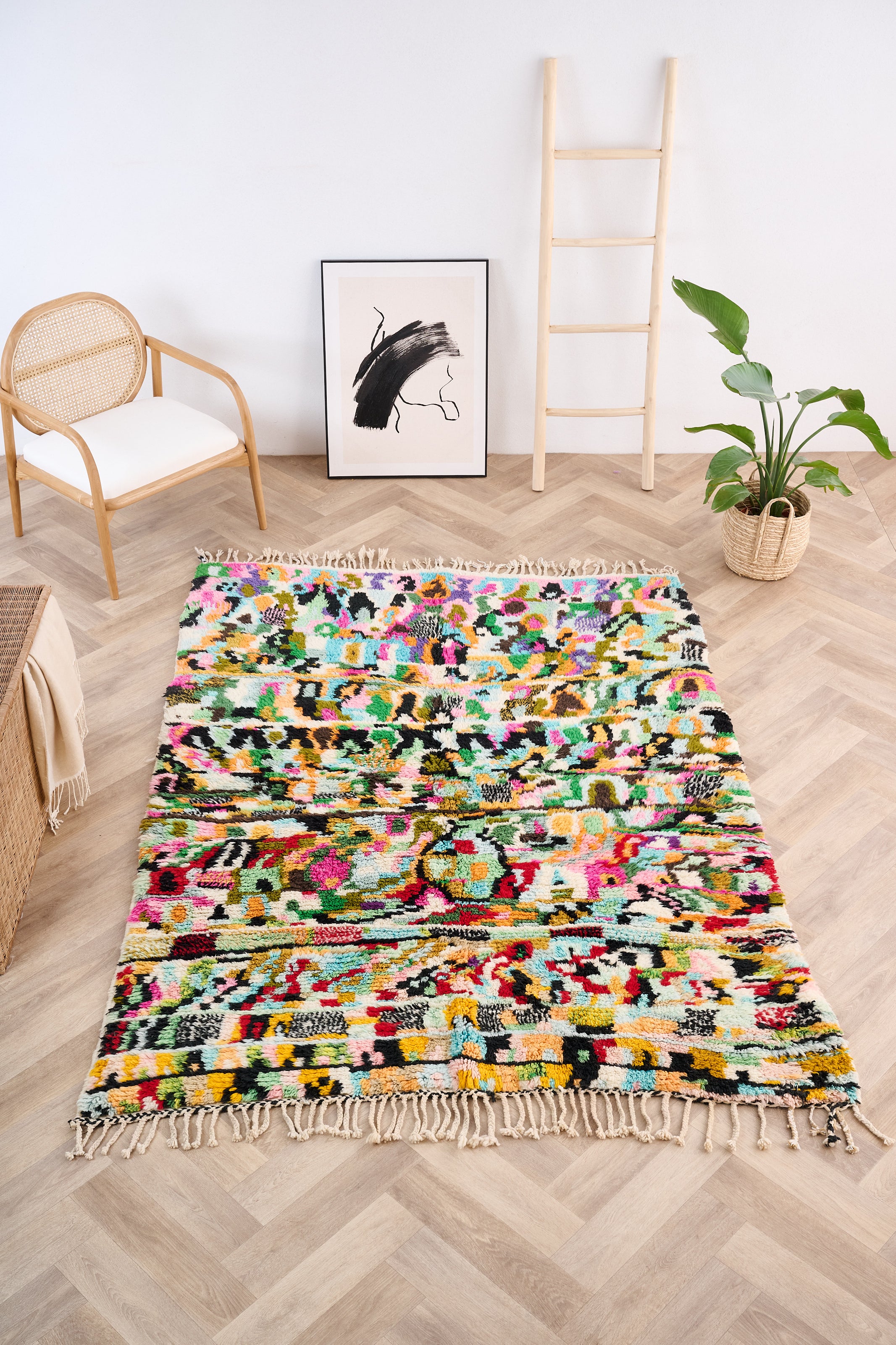 Colorful Berber rug 165 x 239 cm - n°1647