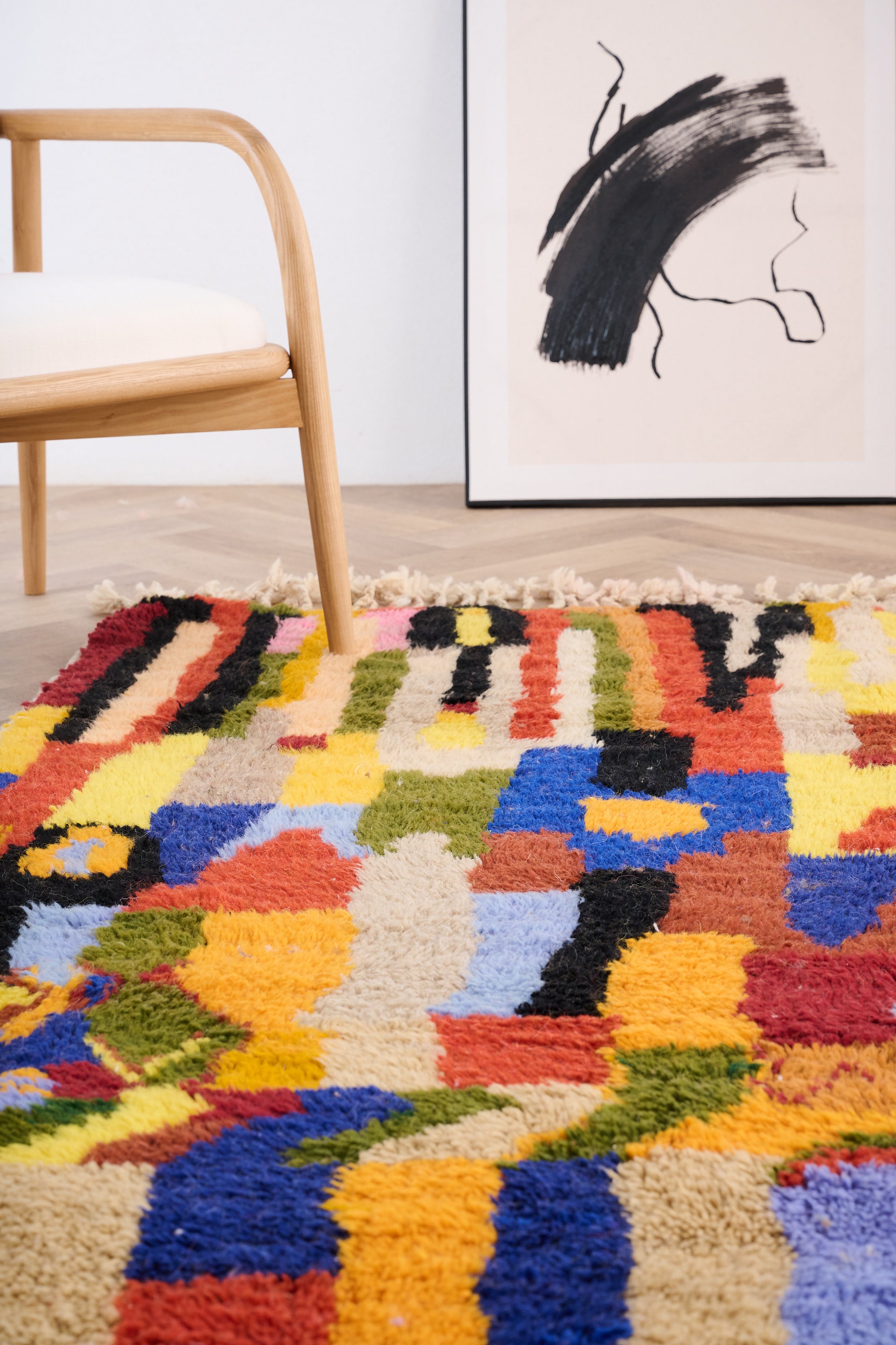 Tapis berbère coloré 162 x 258 cm - n°1648