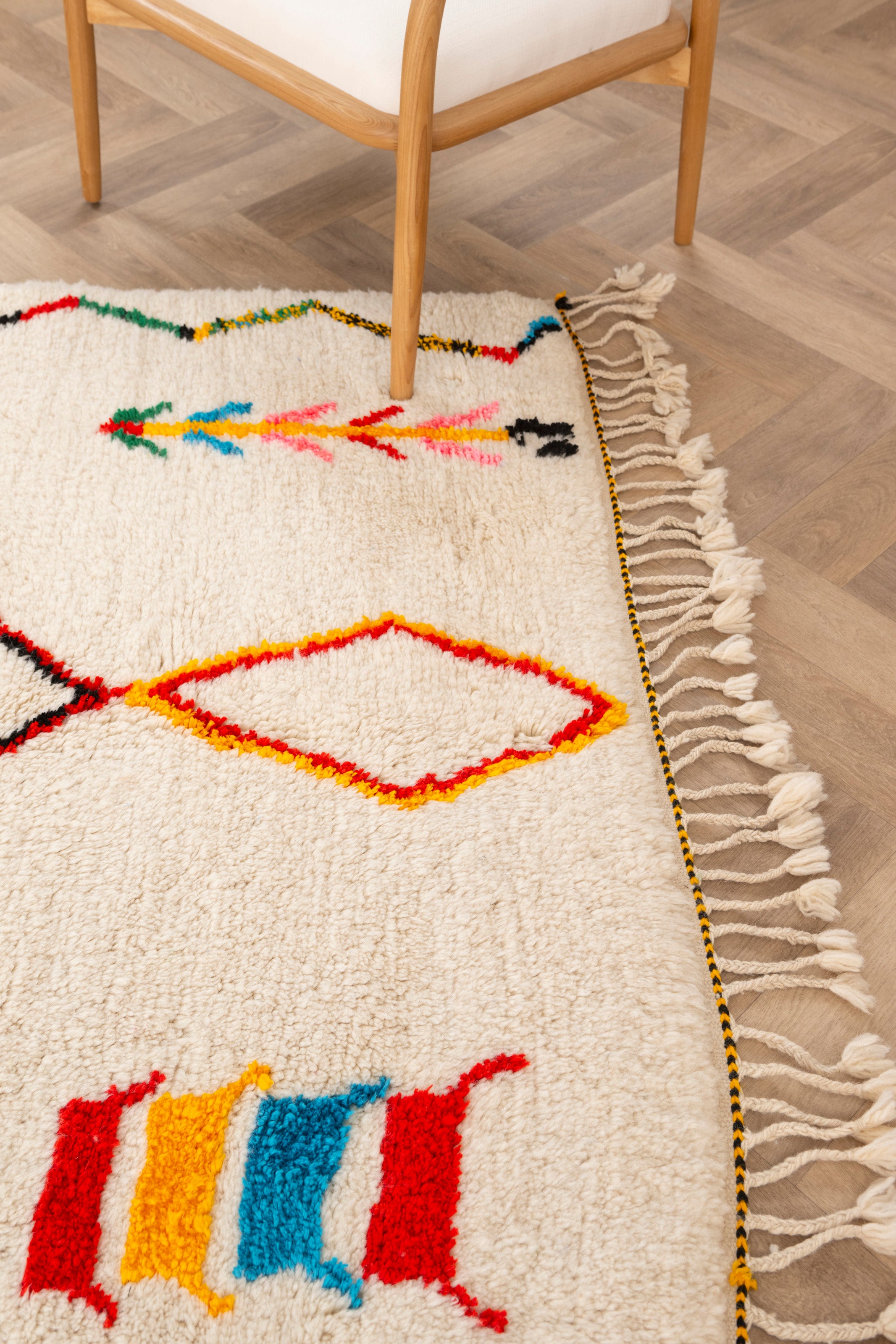 Colorful Berber rug 151 x 281 cm - n°1589