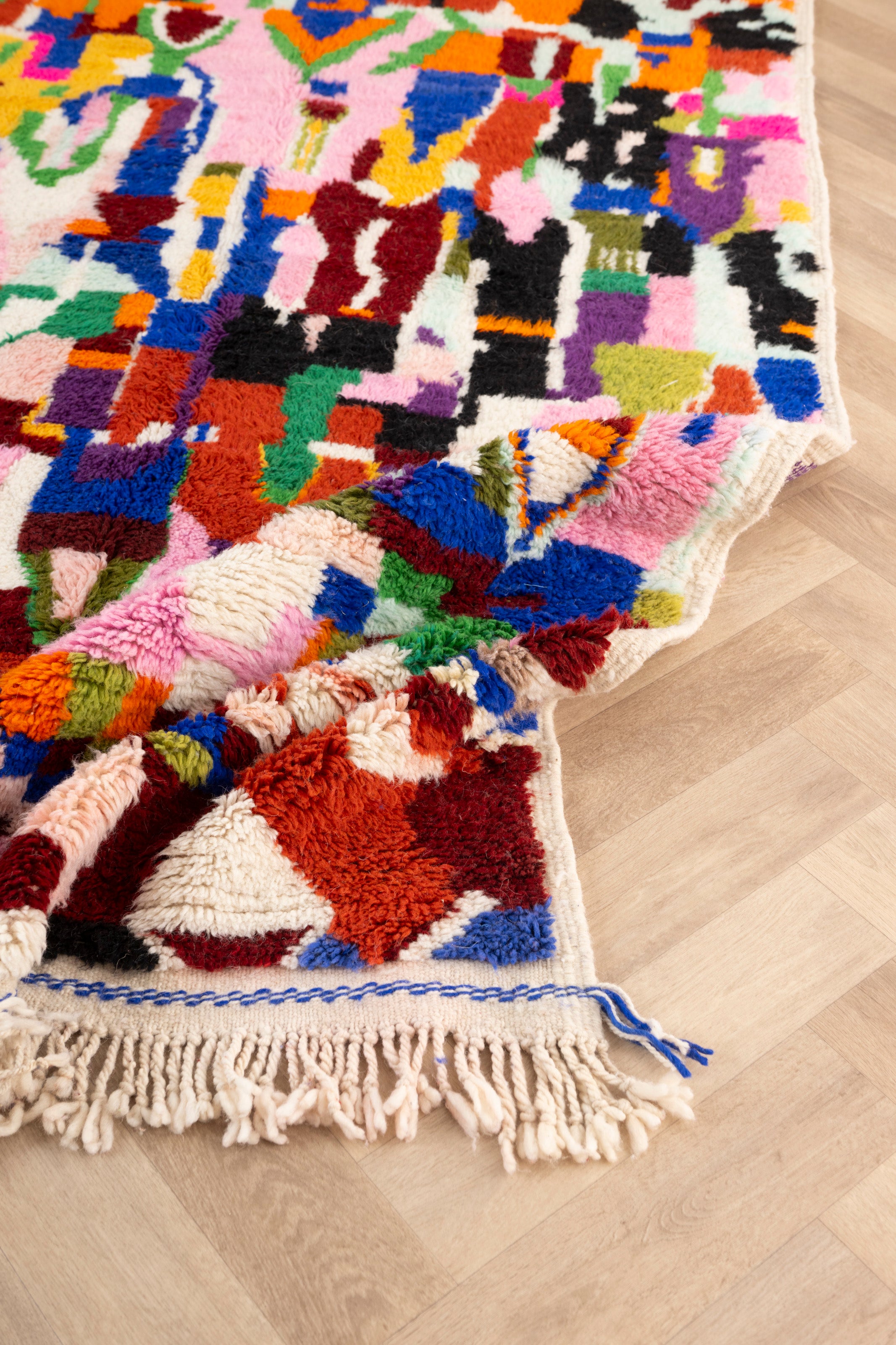 Colorful Berber rug 148 x 274 cm - n°1683