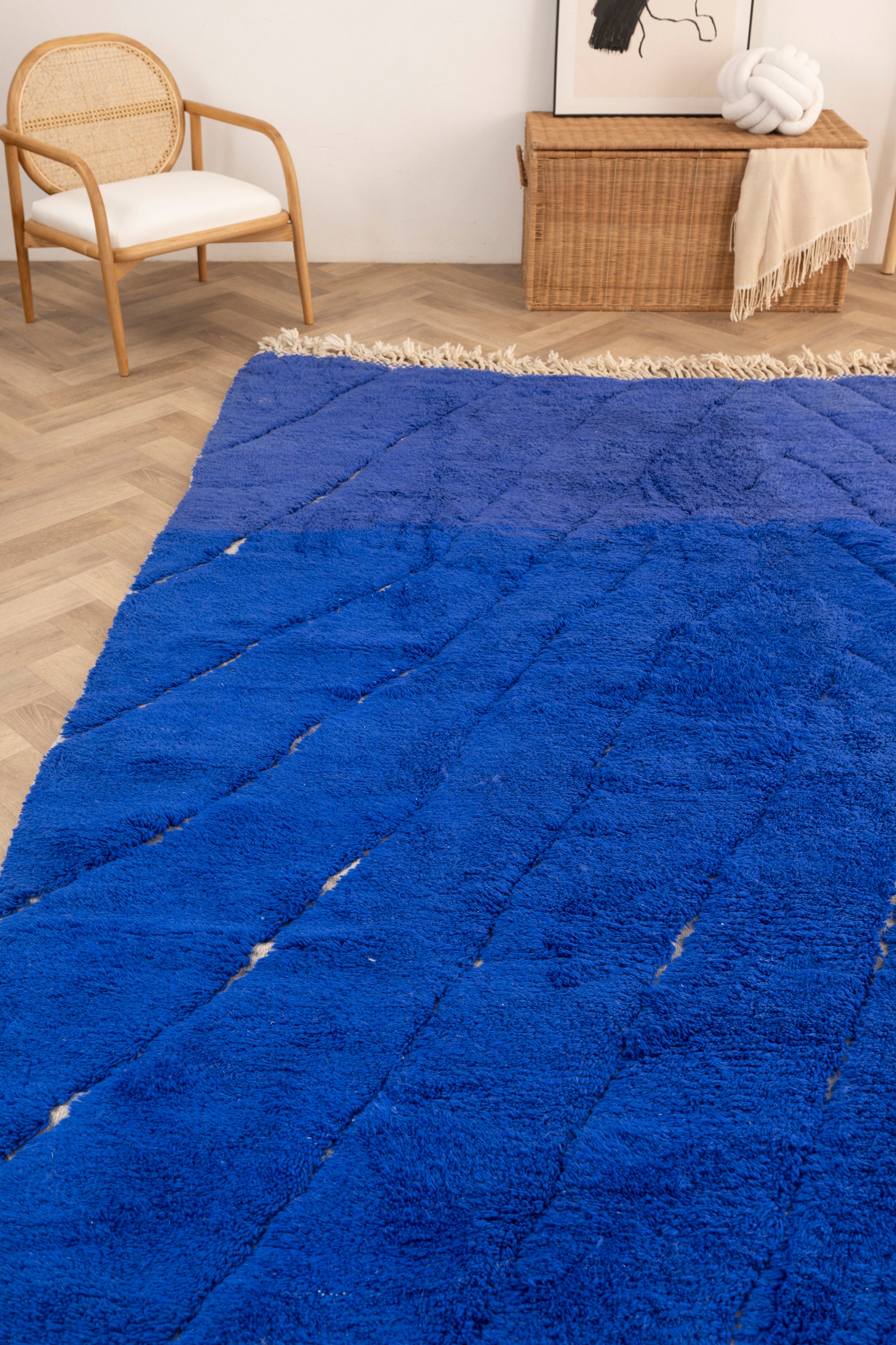 Tapis beni ouarain coloré 263 x 340 cm - n°1668