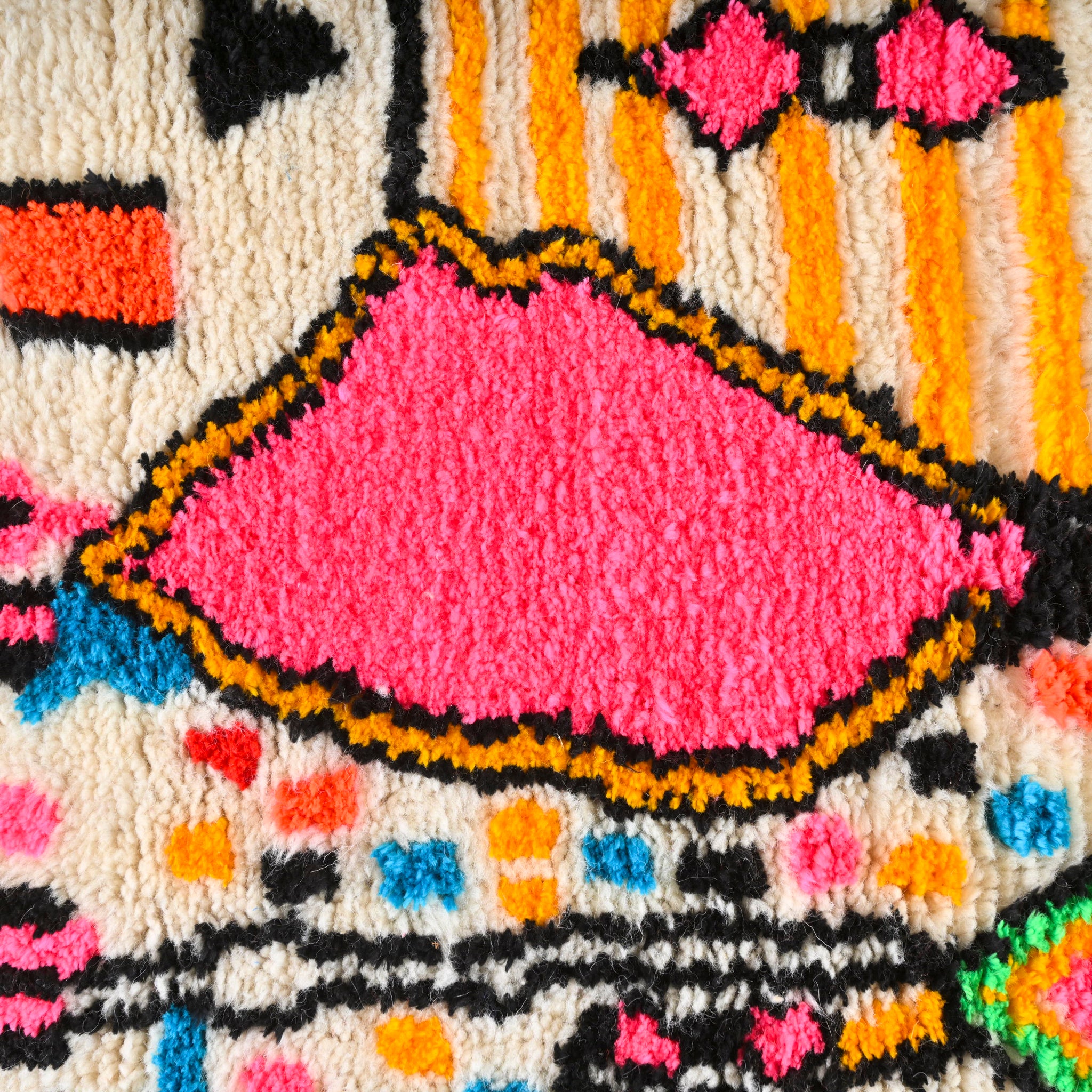 Colorful Berber rug 82 x 140 cm - n°1560