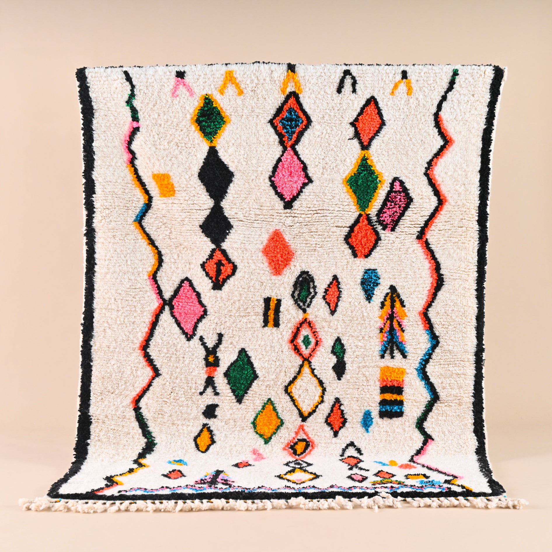 Colorful Berber rug 149 x 221 cm - n°1714