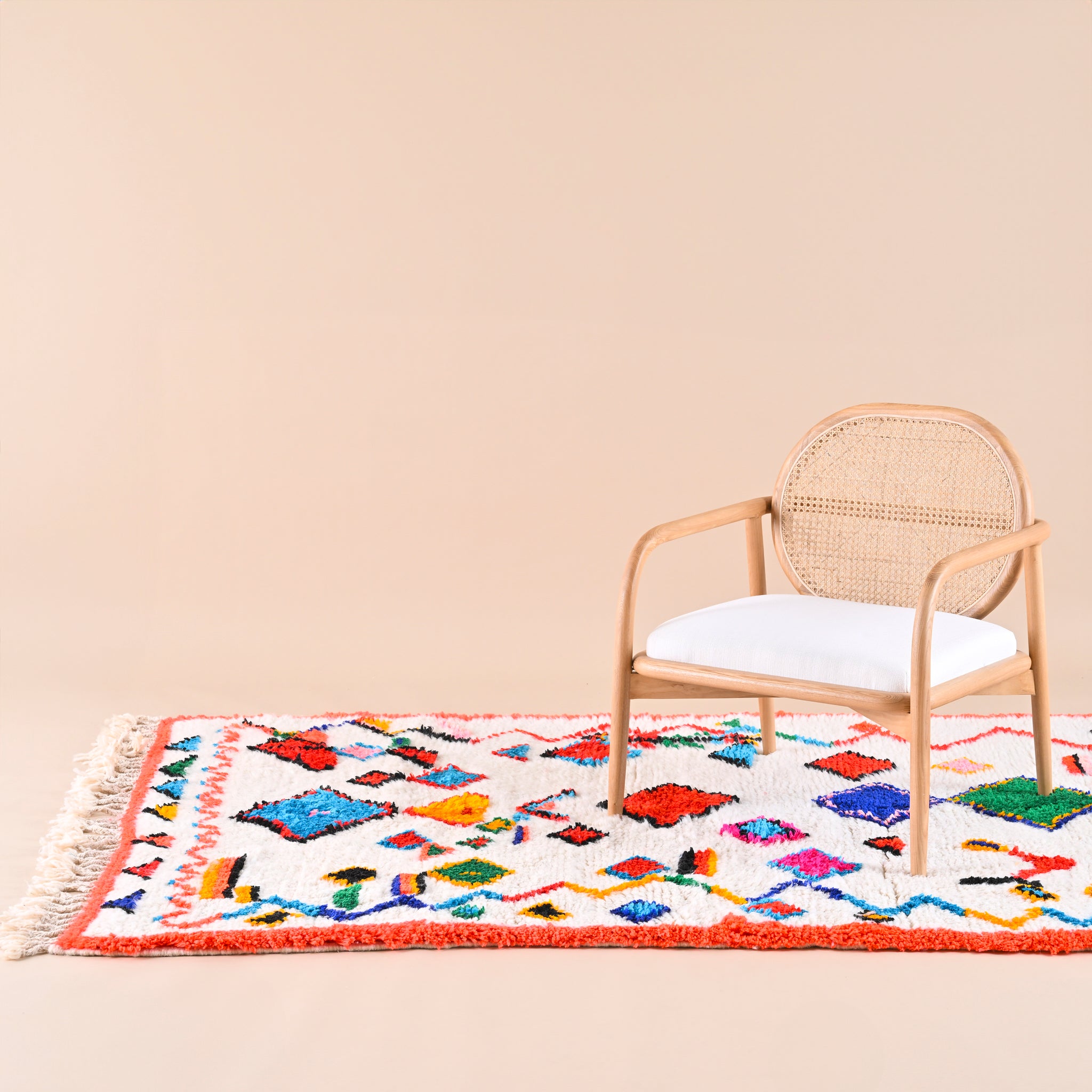 Colorful Berber rug 151 x 274 cm - n°1737