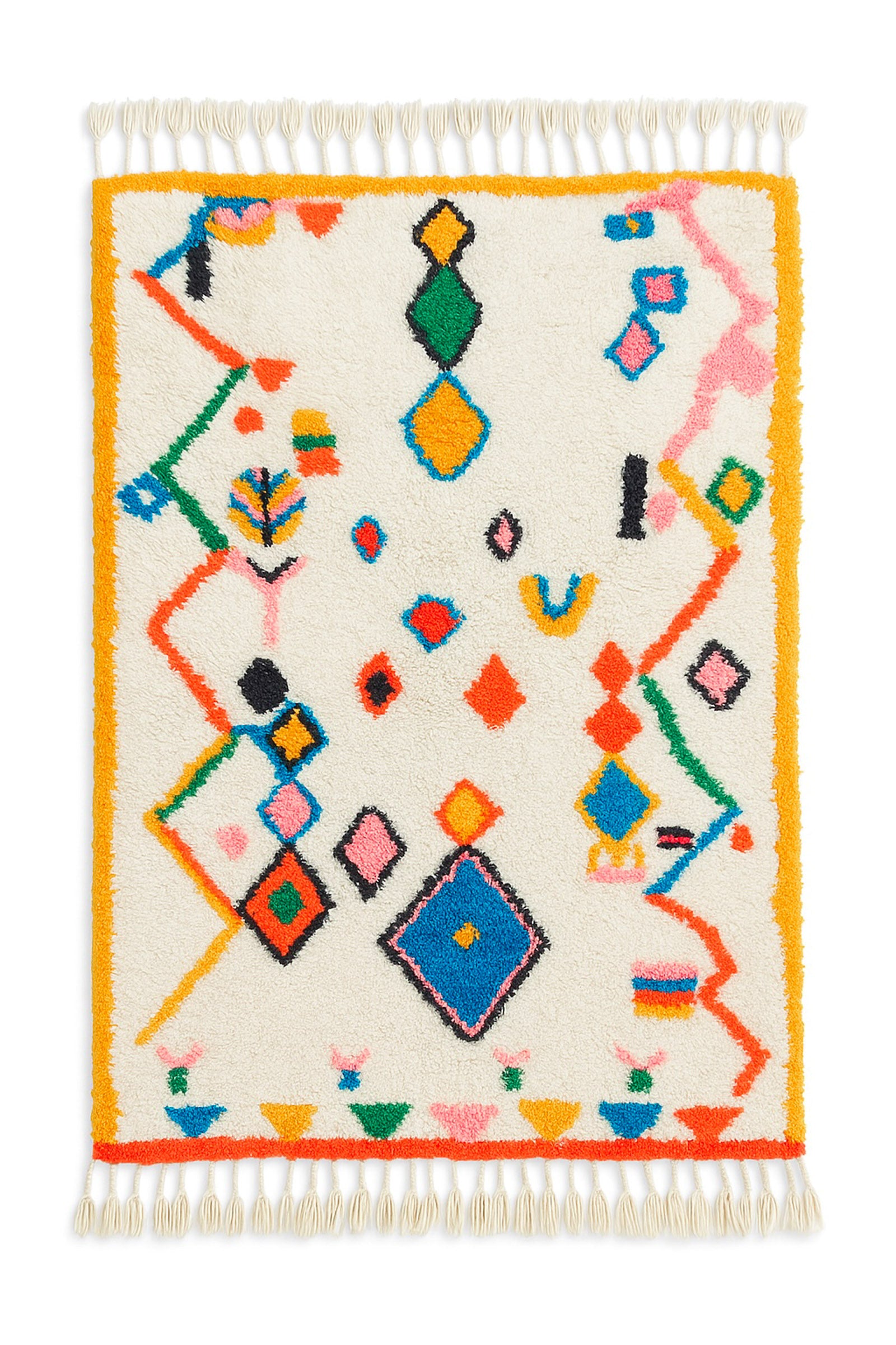 Tapis berbère coloré 125 x 206 cm - n°2398