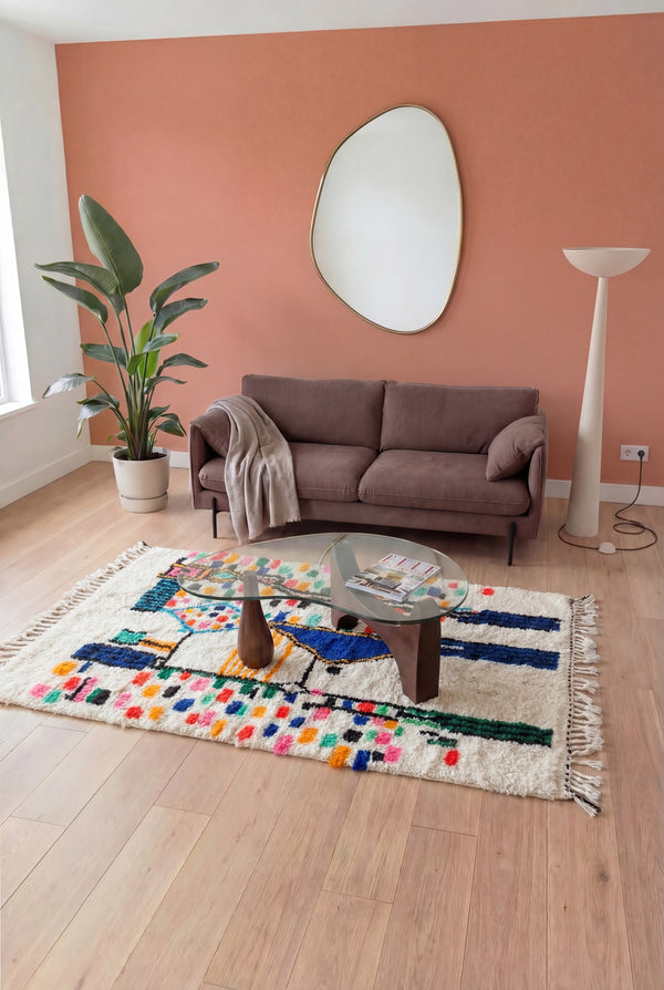 Colorful Berber Rug 153 x 267 cm - n°2489