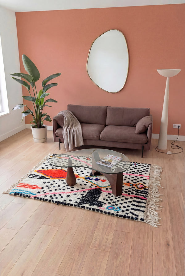 Colorful Berber Rug 157 x 220 cm - n°2492