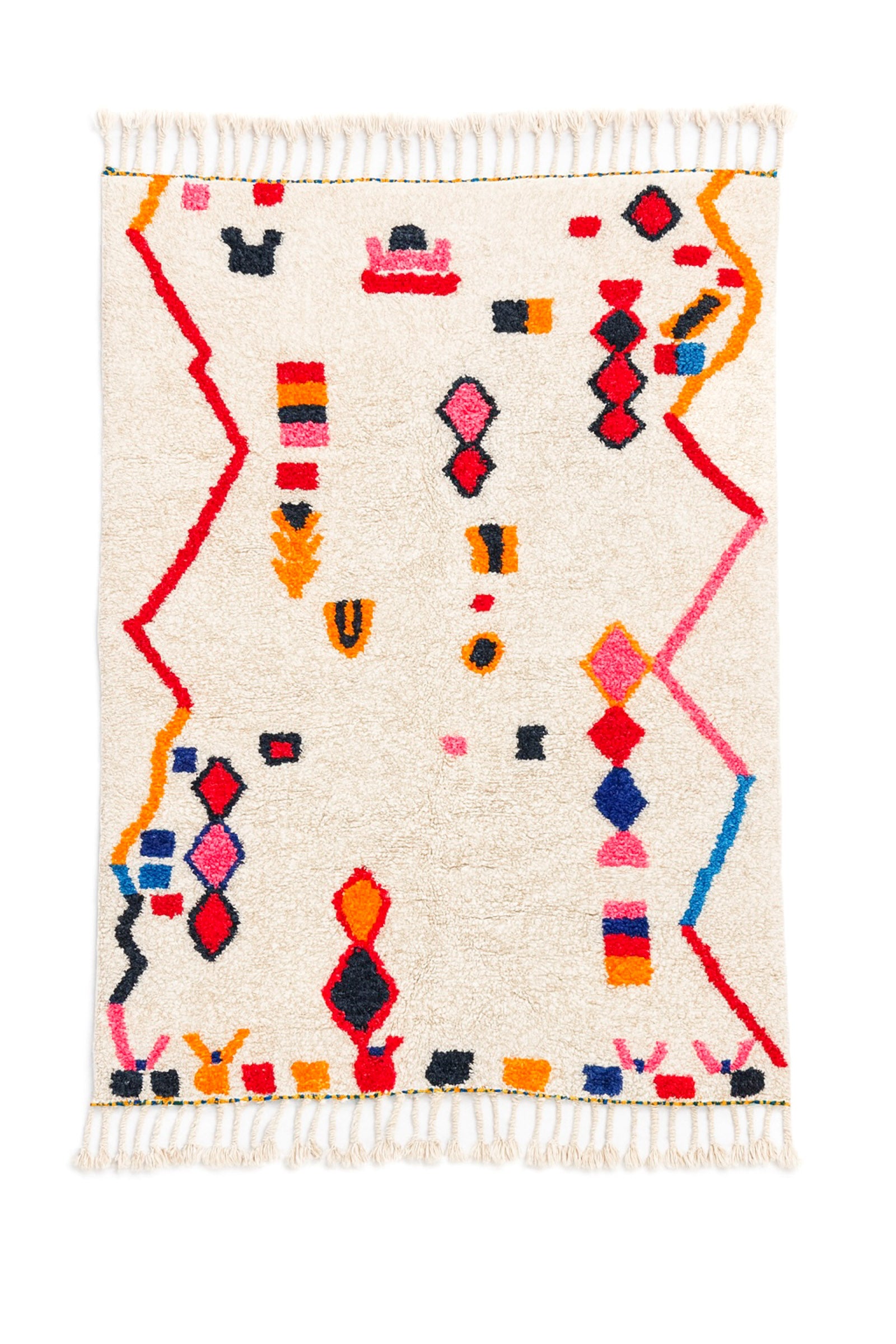Colorful Berber rug 147 x 217 cm - No. 2443