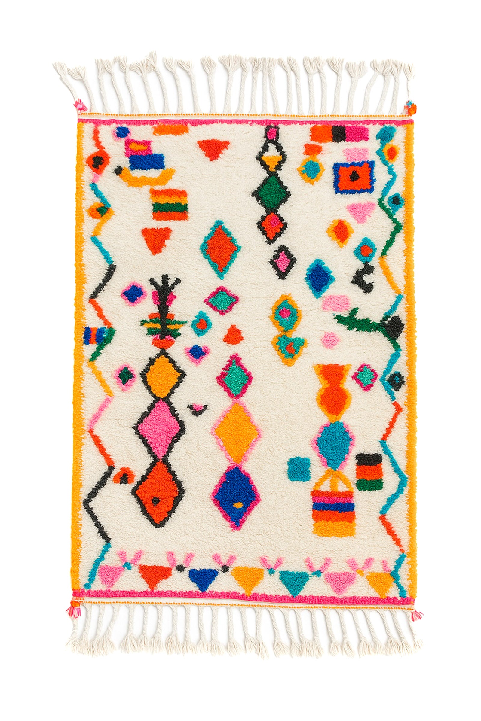 Colorful Berber rug 100 x 170 cm - No. 2386