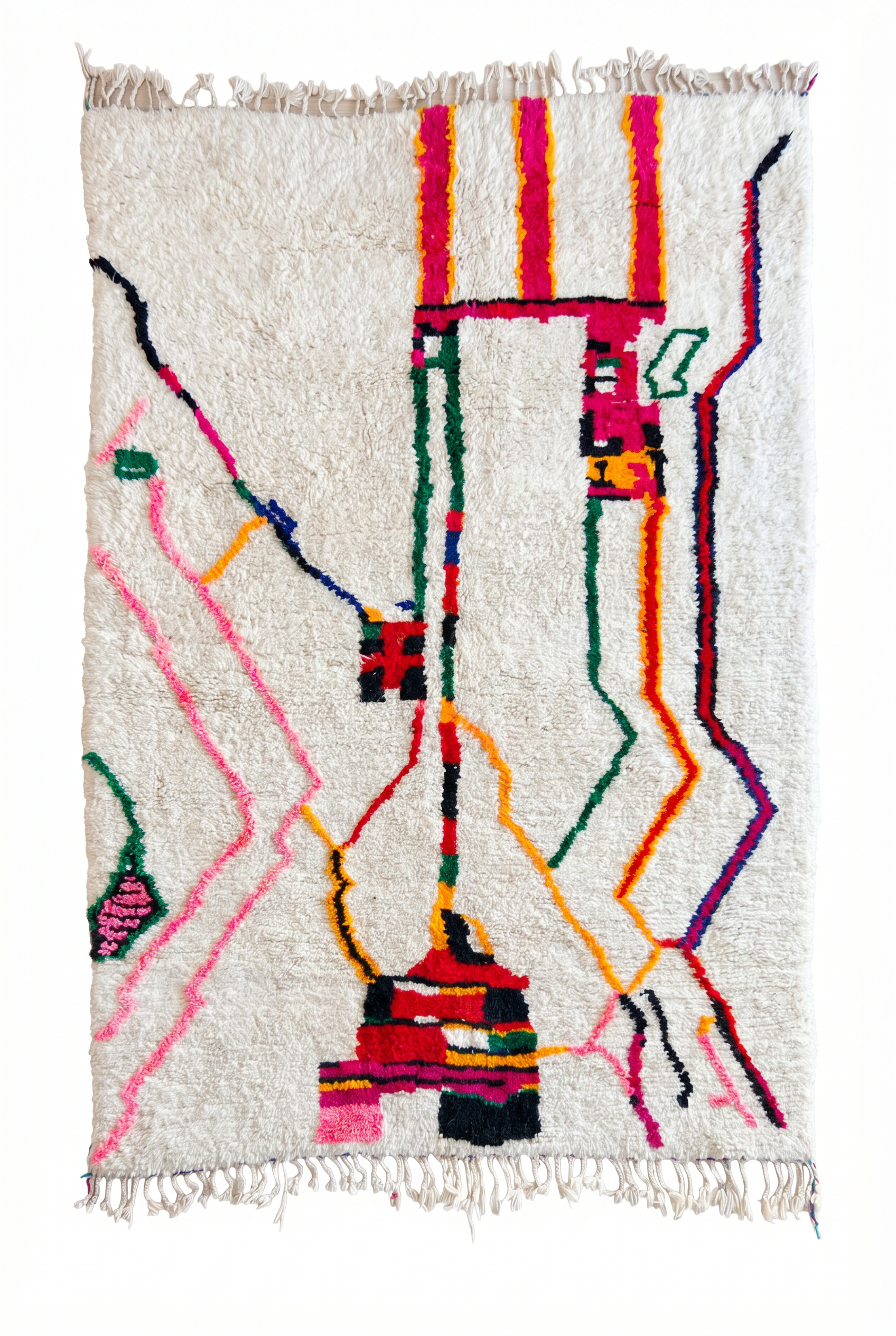 Gekleurd Berber Tapijt 185 x 296 cm - n°1619