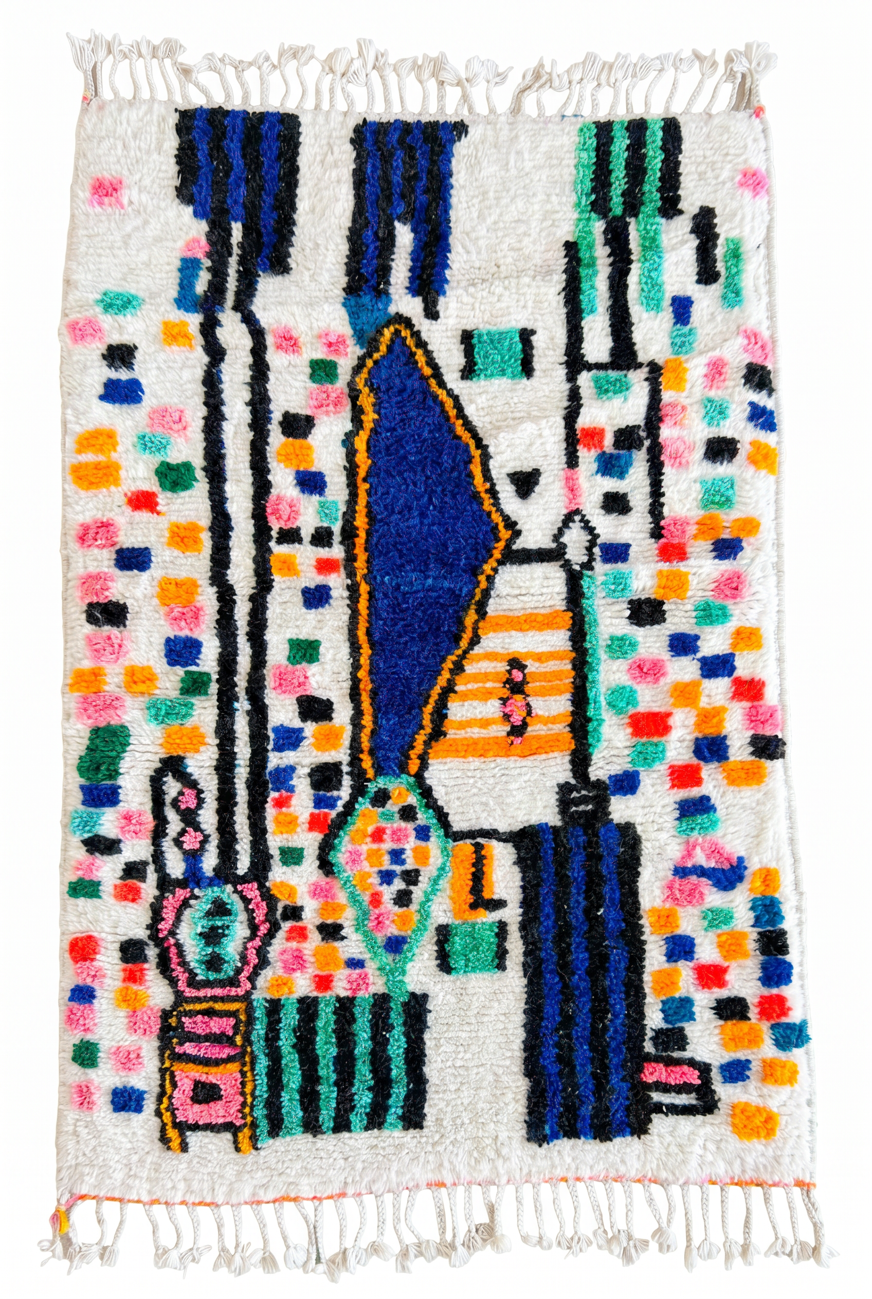 Alfombra bereber colorida 102 x 171 cm - n°2467