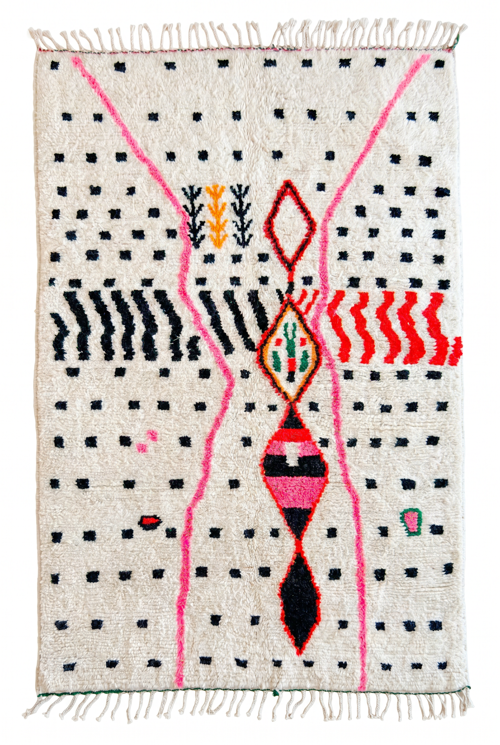 Bunter Berberteppich 158 x 267 cm - Nr. 2176